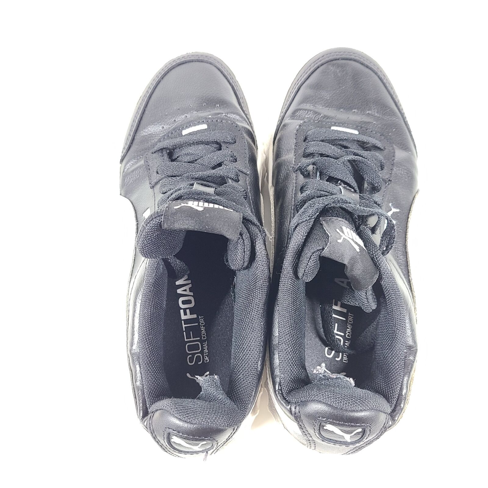 Puma Women's Carina Lift Sneakers Casual Shoes Black White 373031-06 US Size 6.5