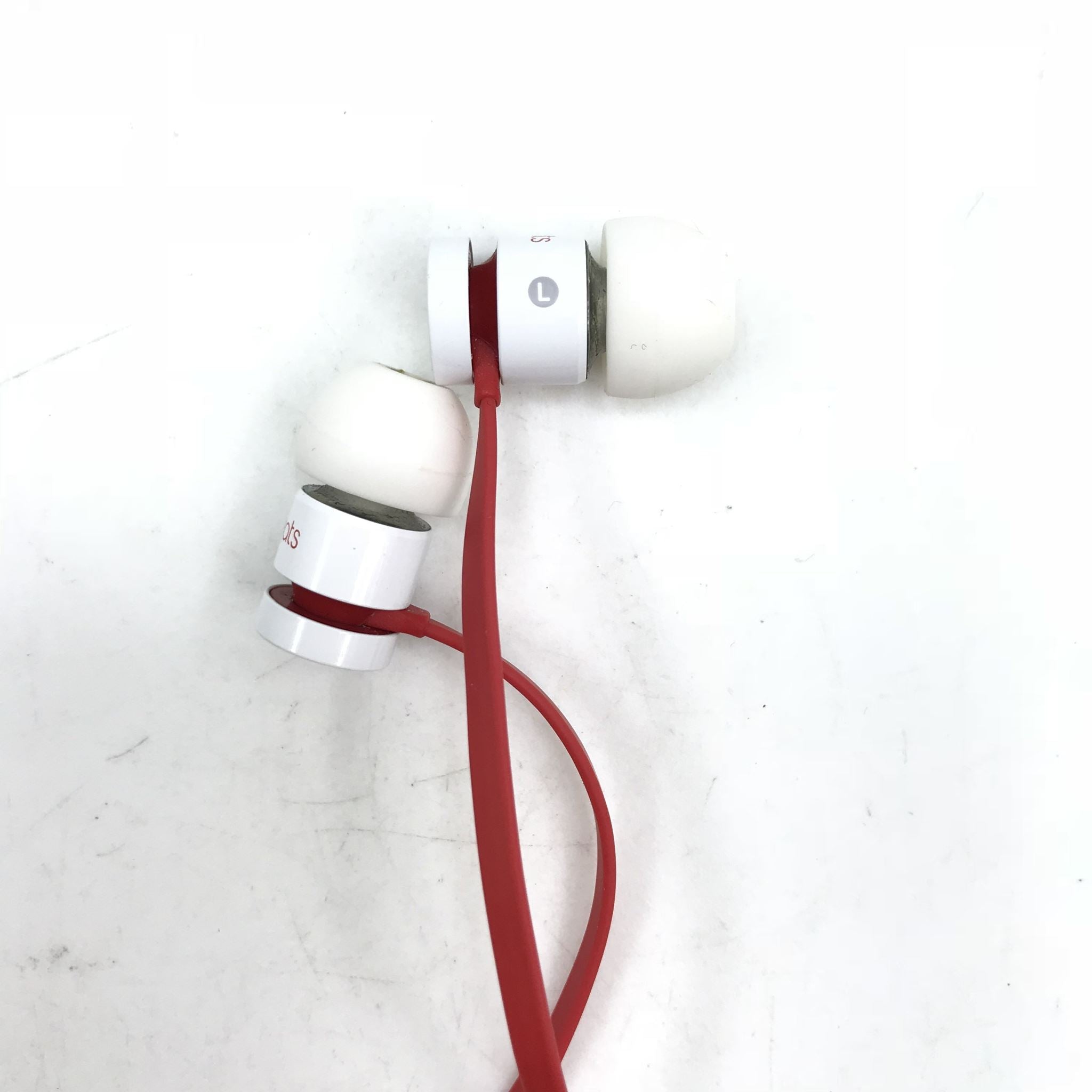 Beats urBeats Earbuds by Dr. Dre with Apple Controls - Red and White