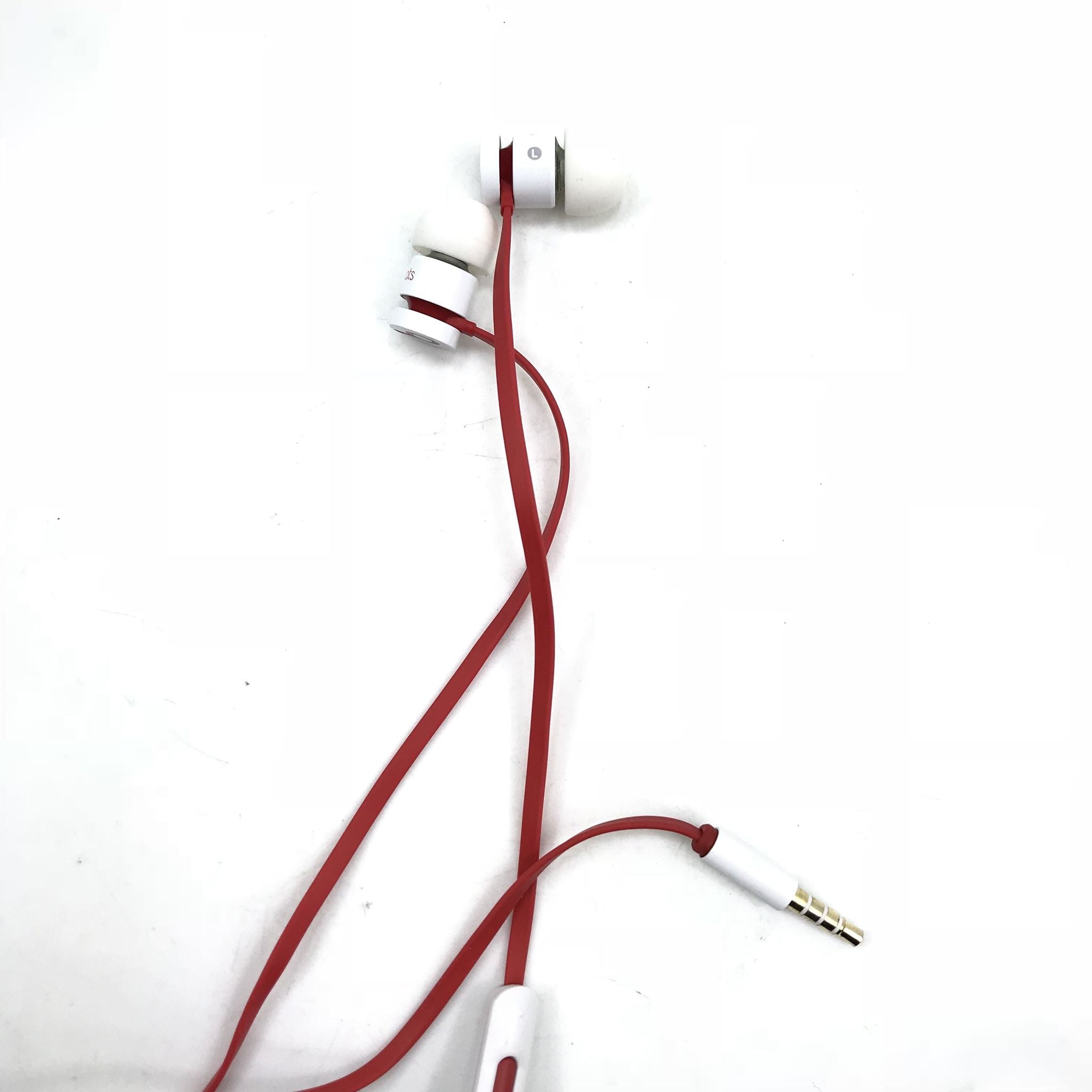 Beats urBeats Earbuds by Dr. Dre with Apple Controls - Red and White