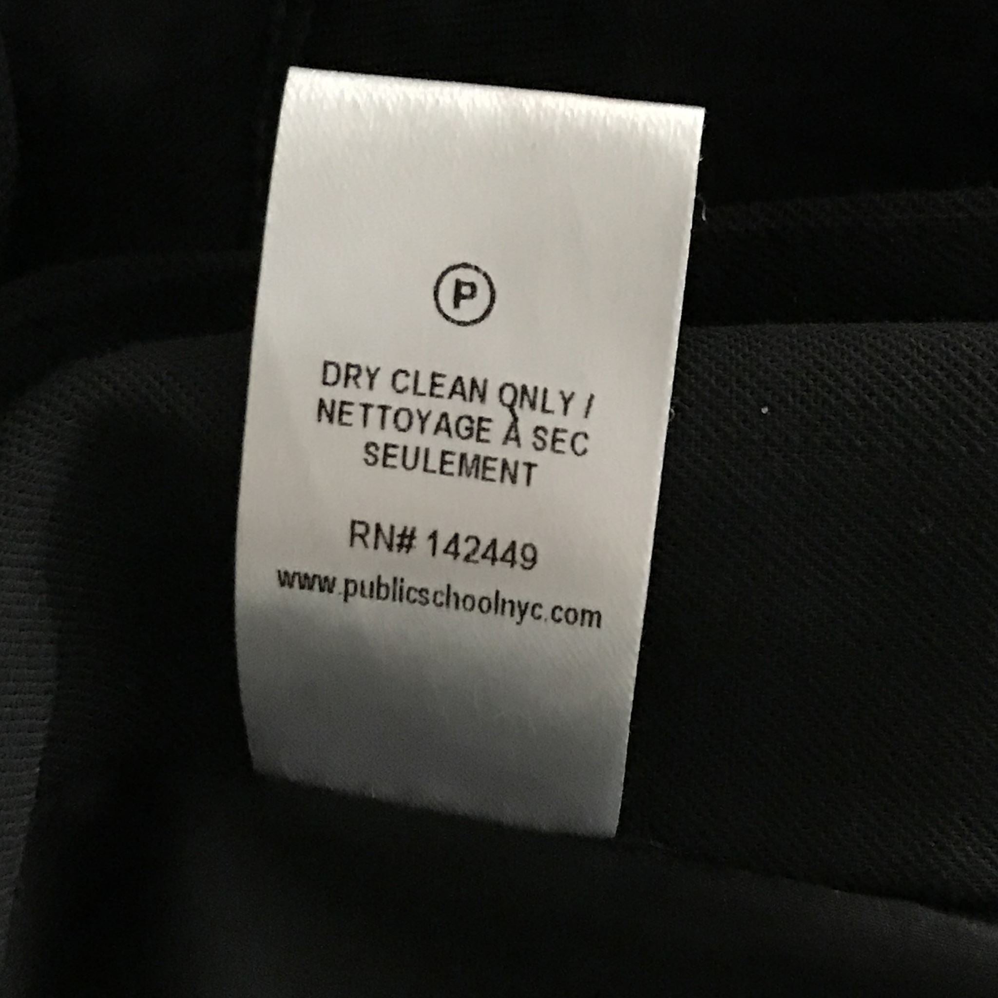 Public School New York Women's Oversized Hooded Jacket Sz XS Black White