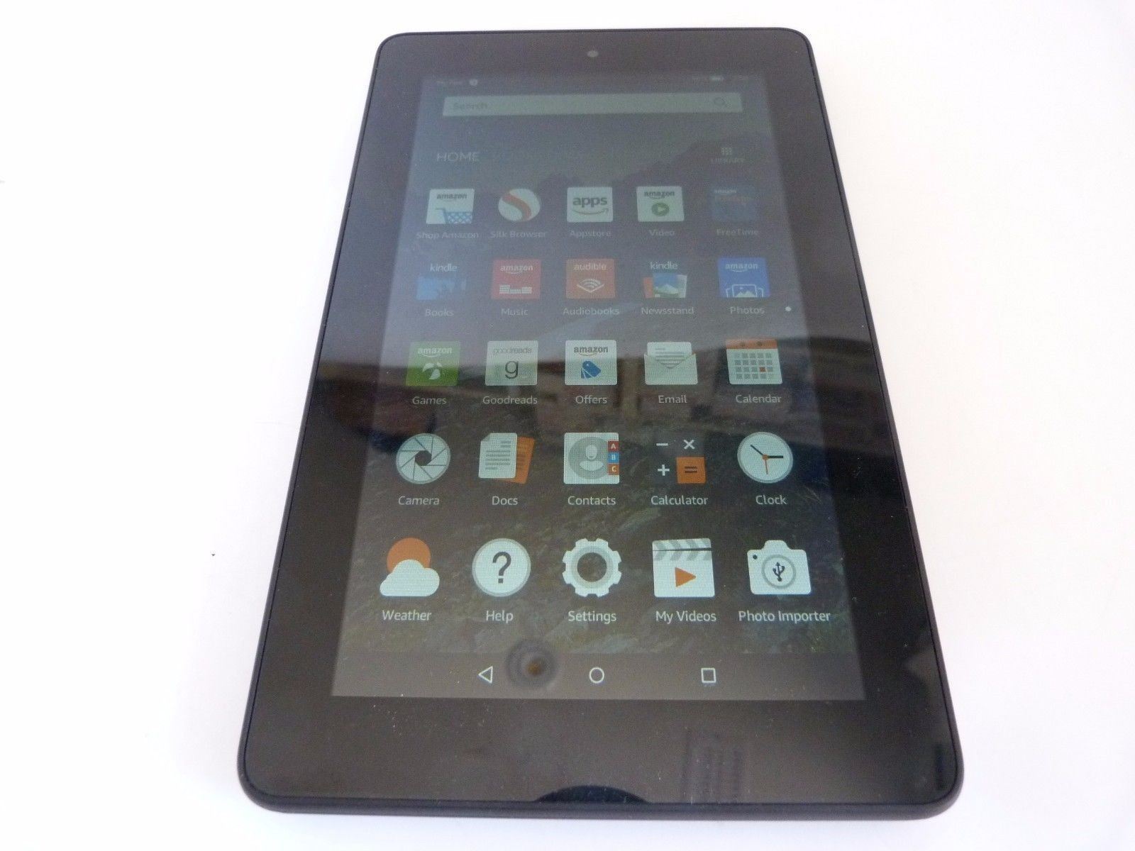 Amazon Kindle Fire 7 (7th Generation) 8GB, Wi-Fi, 7in - Black - G0W0