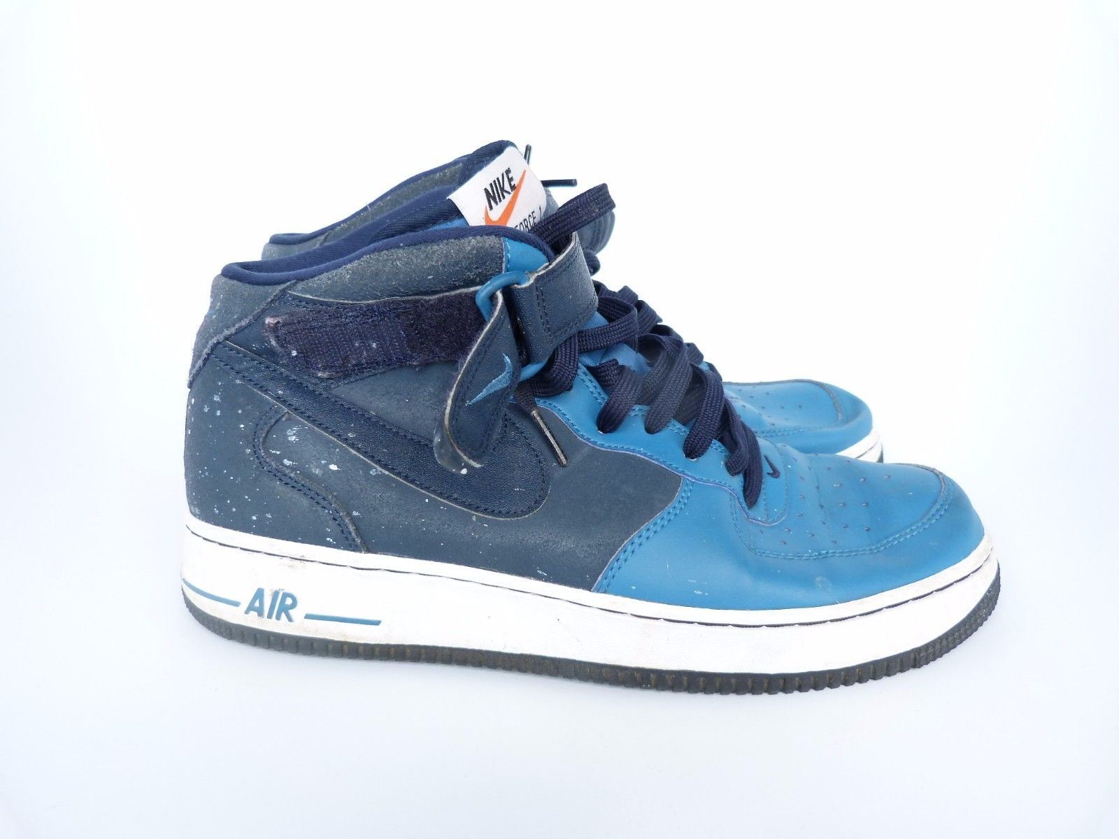 Nike Men's Air Force 1 Mid '07 Obsidian Brigade Blue 315123-406 Sz 9