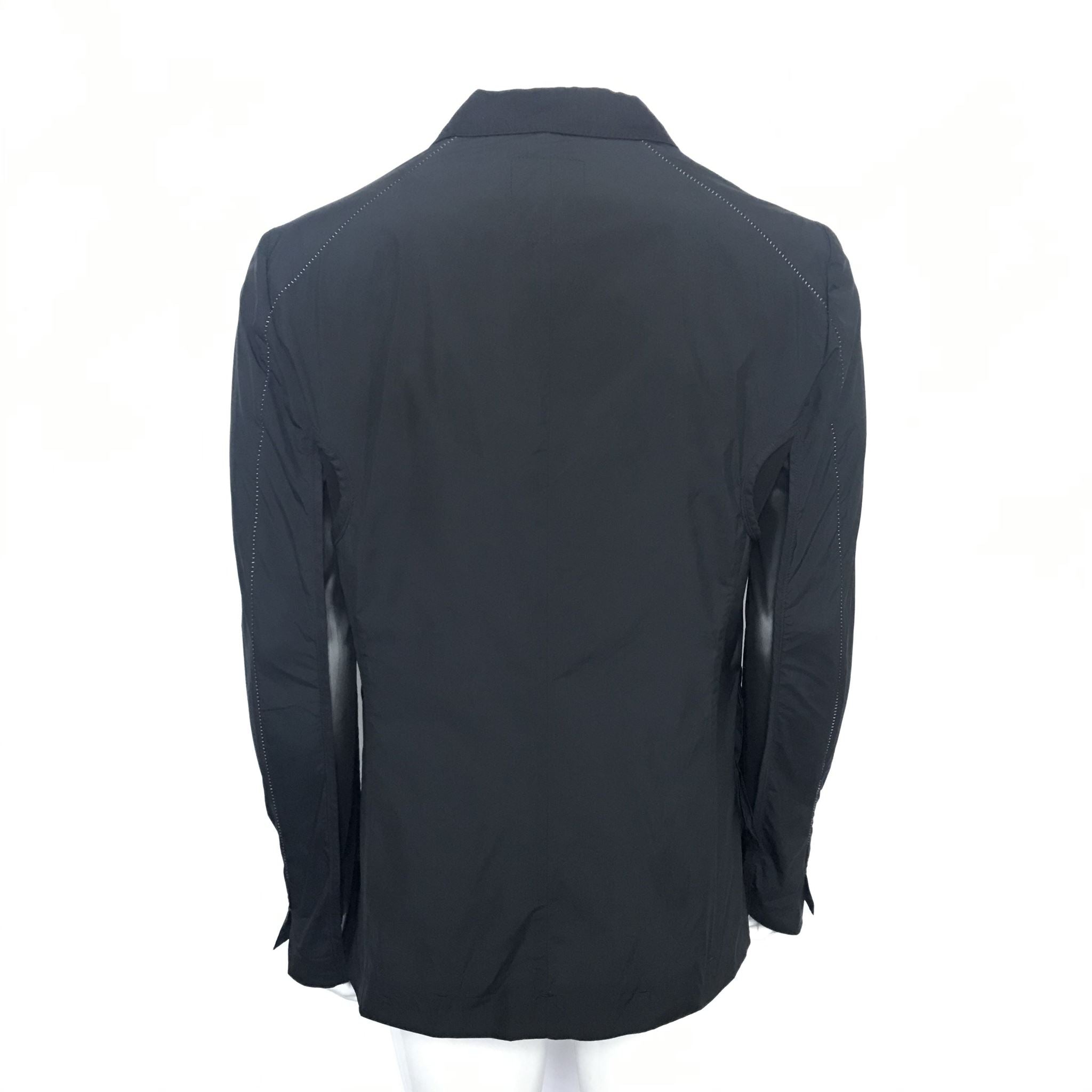 Tom Rebl Men's Window Pane Jacket Blazer Black Sz 52 US XL