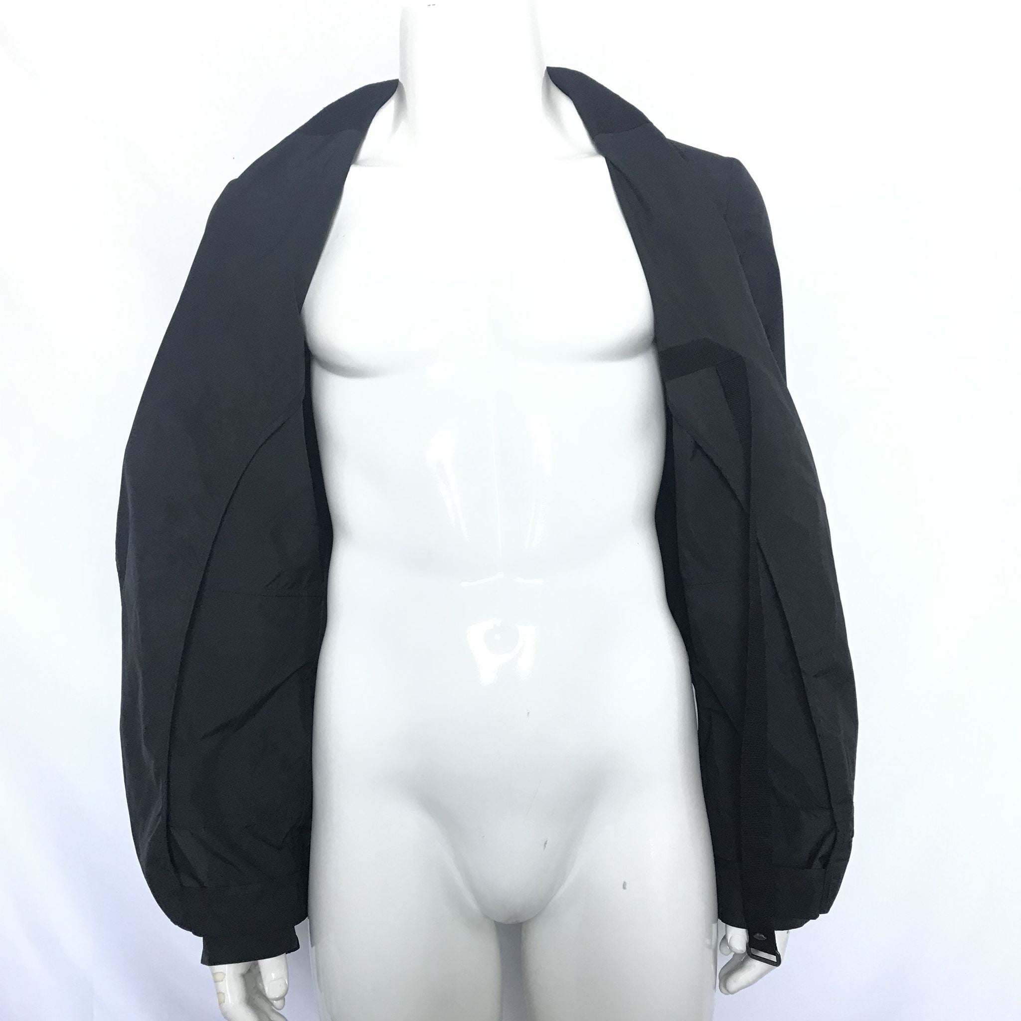 Tom Rebl Men's Window Pane Jacket Blazer Black Sz 52 US XL