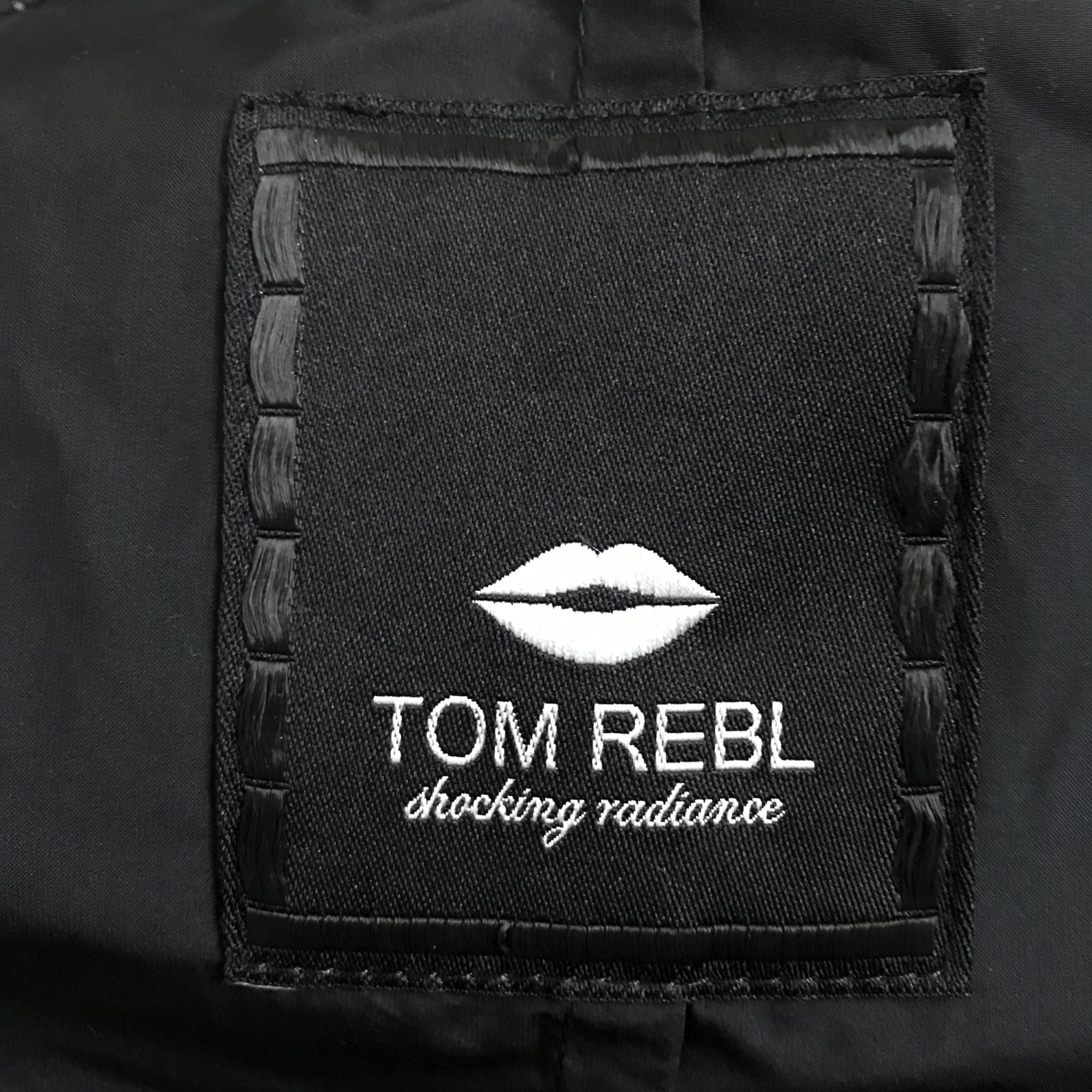 Tom Rebl Men's Window Pane Jacket Blazer Black Sz 52 US XL