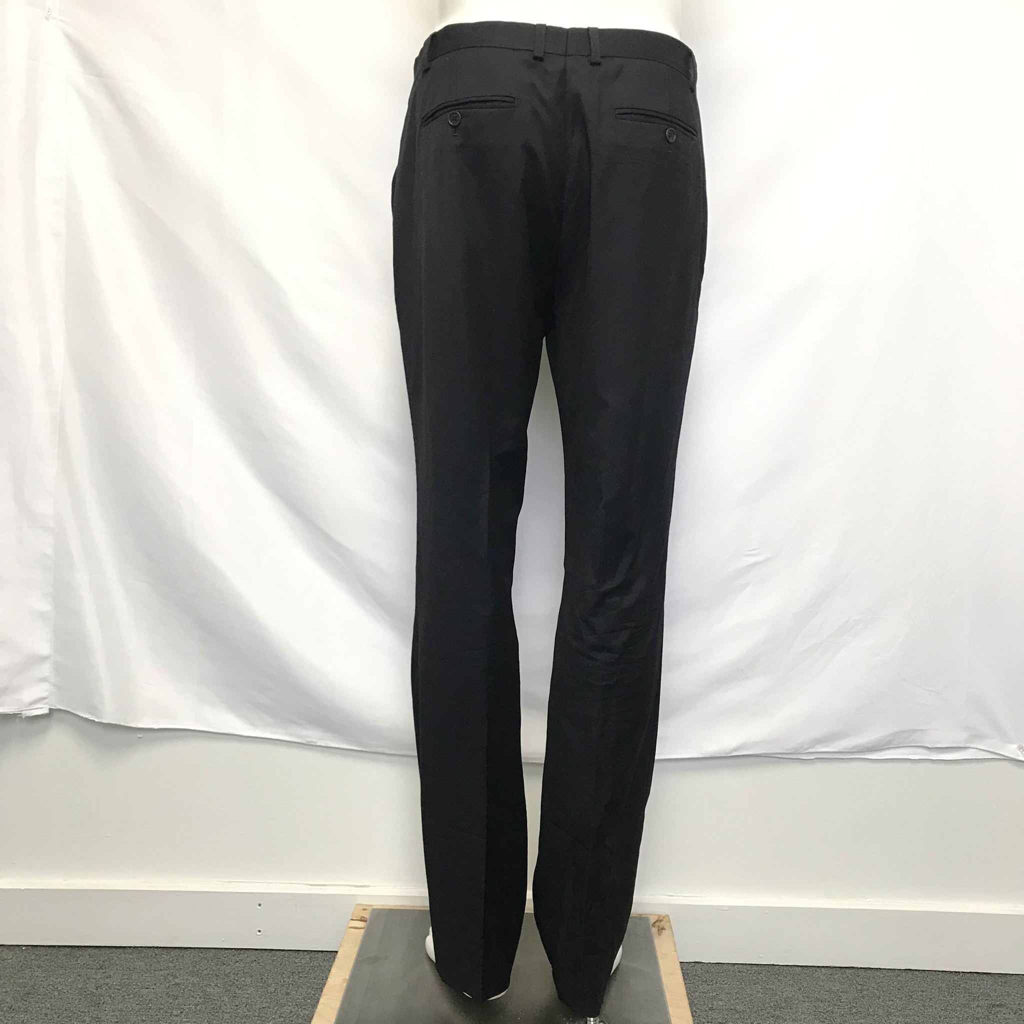 Ted Baker London Wool Mohair Dress Pants Trousers Navy 36L
