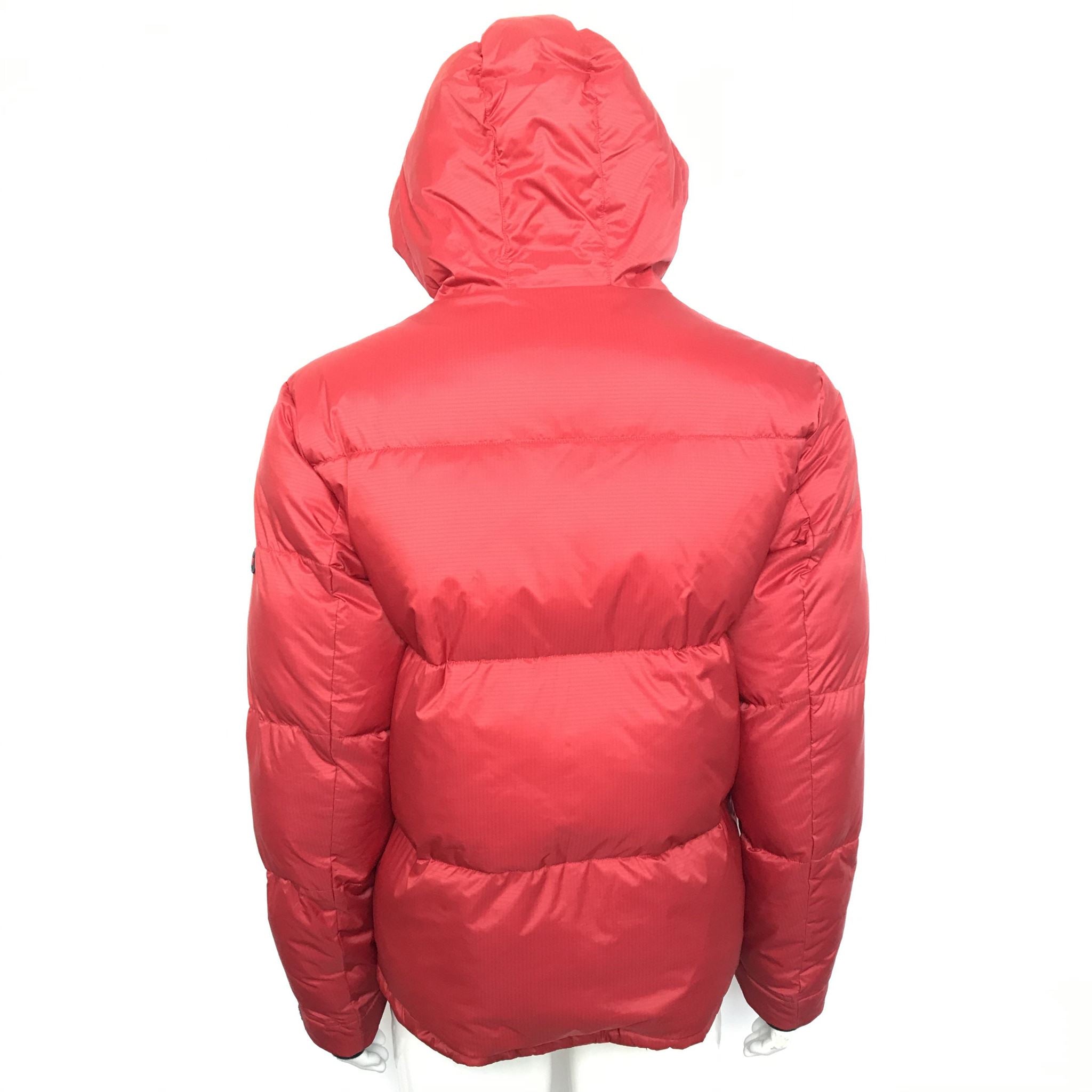 Tommy Hilfiger Men's Padded Popover Puffer Half Zip Jacket Red Sz S