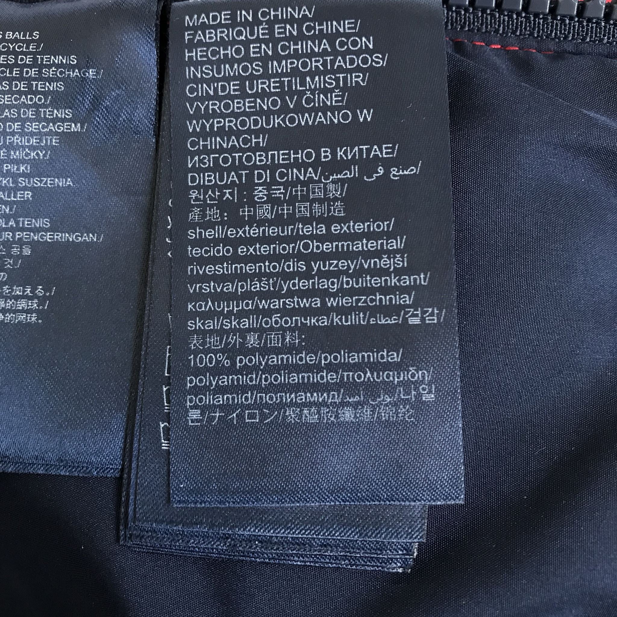 Tommy Hilfiger Men's Padded Popover Puffer Half Zip Jacket Red Sz S