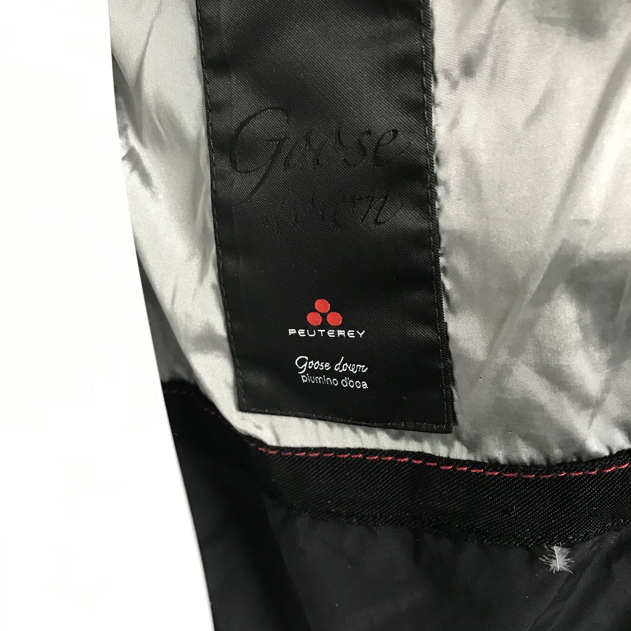 Auth Peuterey Women's Hurricane Down Parka Jacket Coat Navy Blue Sz M