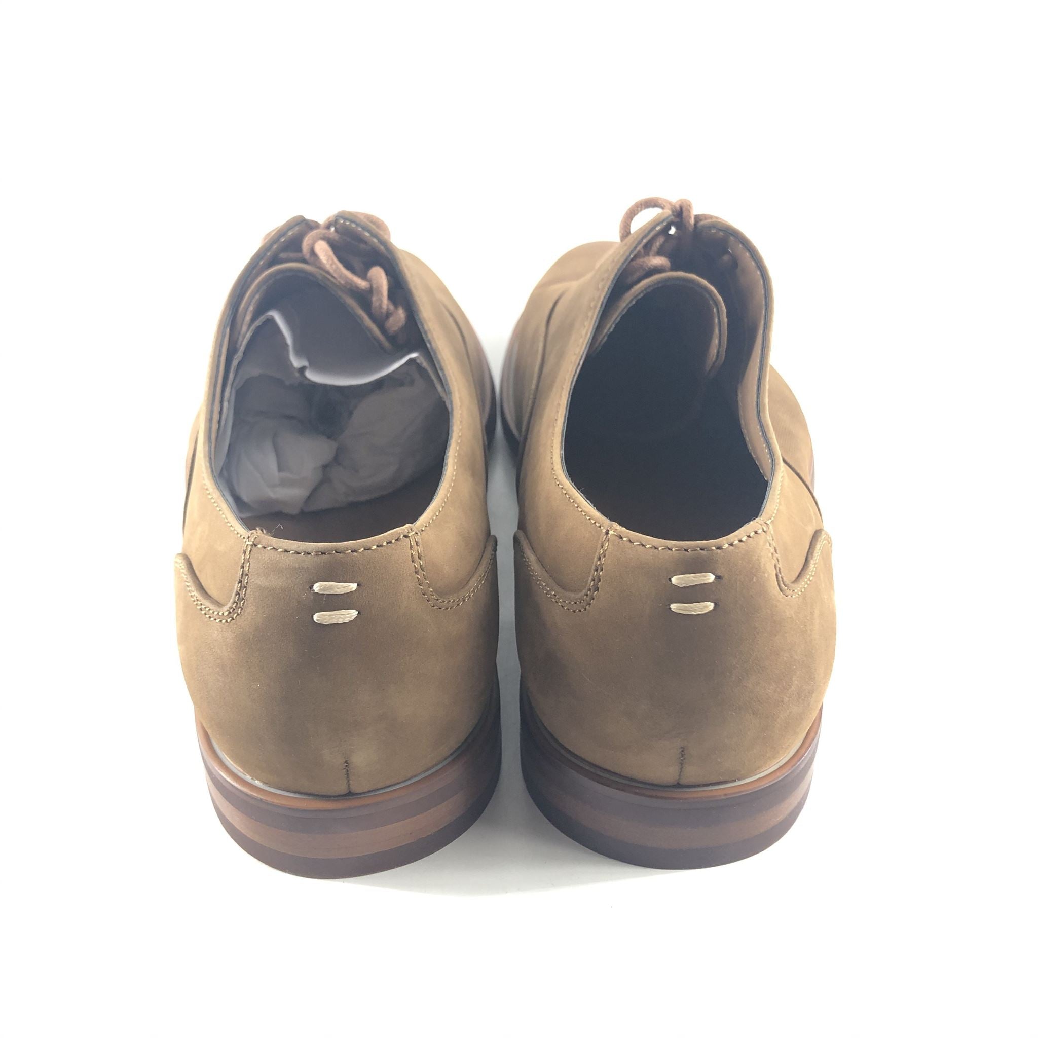 Pegabo Men's Bascomb Dress Oxford Leather Shoes Brown Tan Sz 9