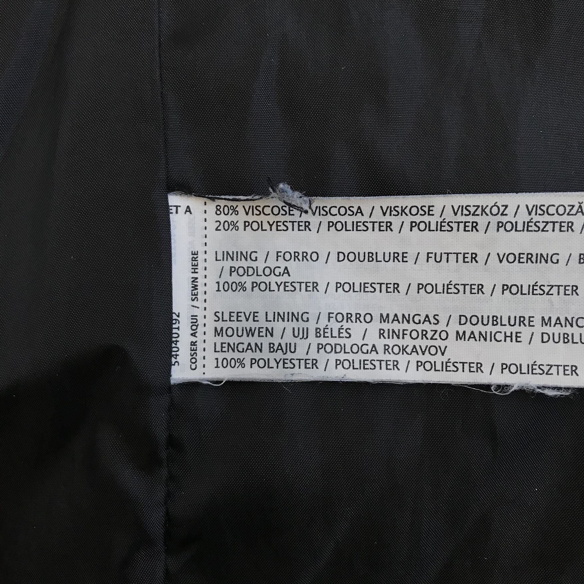 MNG Mango MAN Men's Faux Leather Hooded Puffer Parka Black Sz M