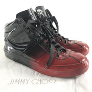 Jimmy Choo Men's Belgravia Dégradé Patent High-Top Sneakers Sz 10