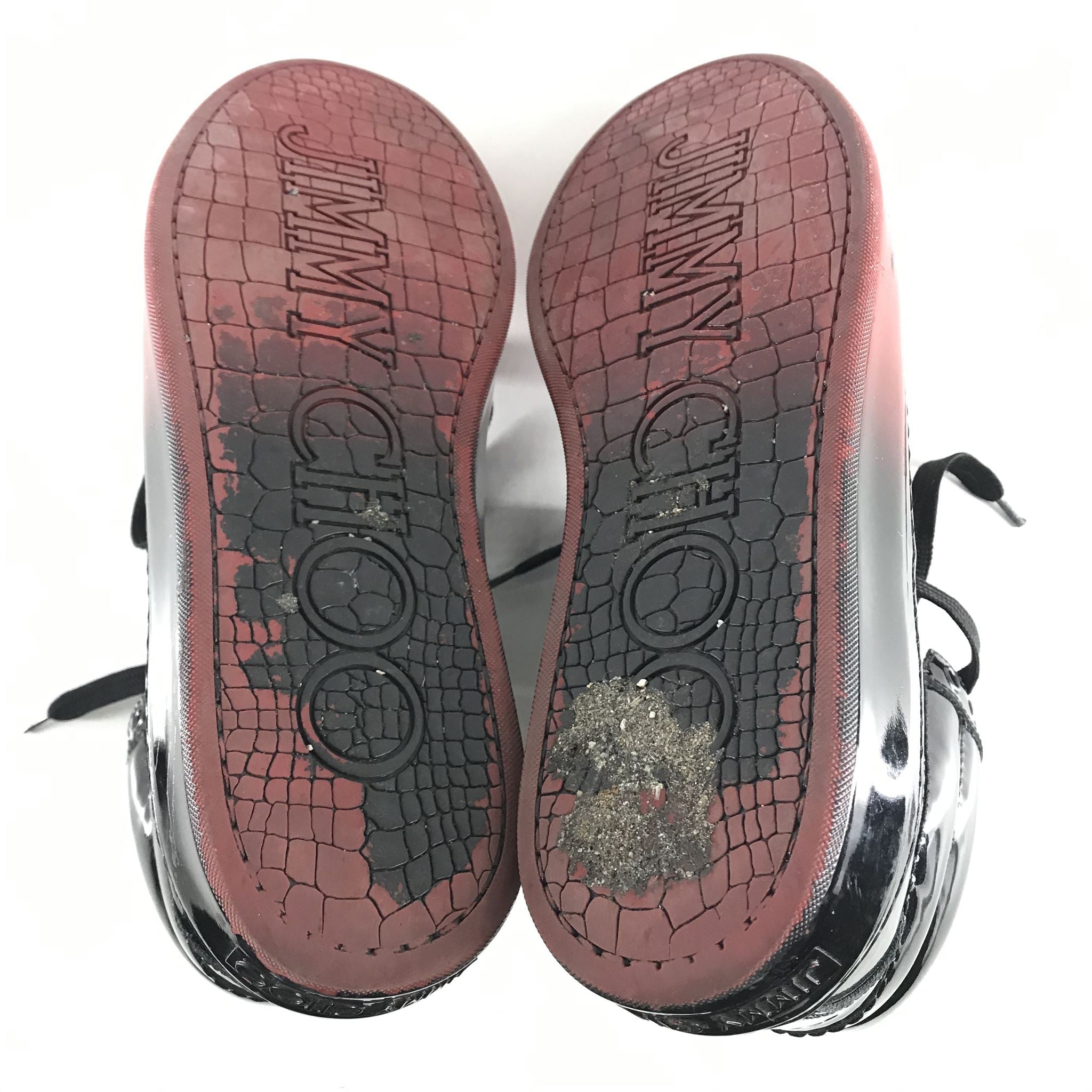 Jimmy Choo Men's Belgravia Dégradé Patent High-Top Sneakers Sz 10