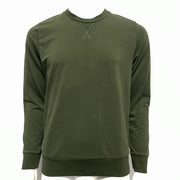 MEY STORY Stretch Cotton Sweatshirt Long Sleeve Shirt Green Sz M