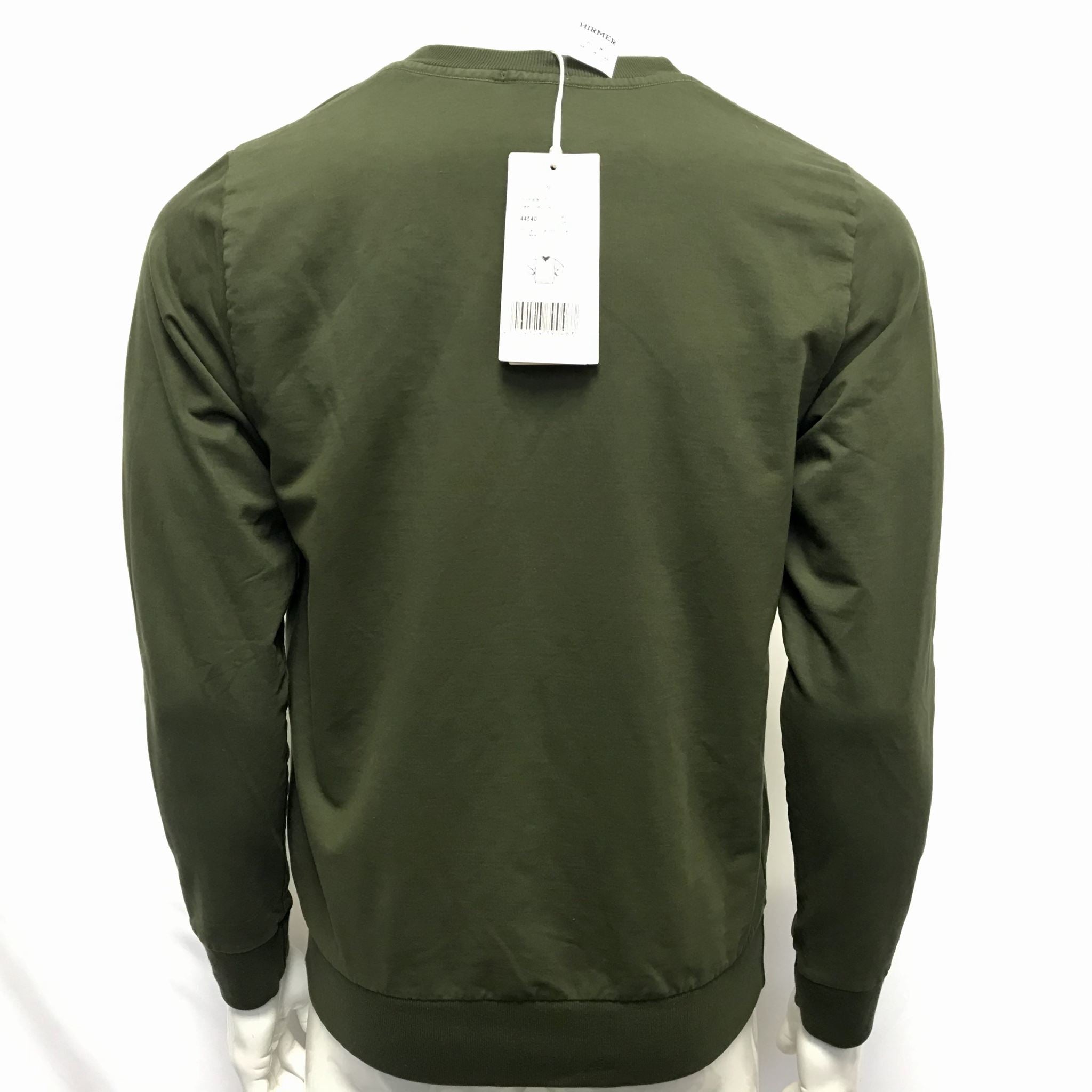 MEY STORY Stretch Cotton Sweatshirt Long Sleeve Shirt Green Sz M