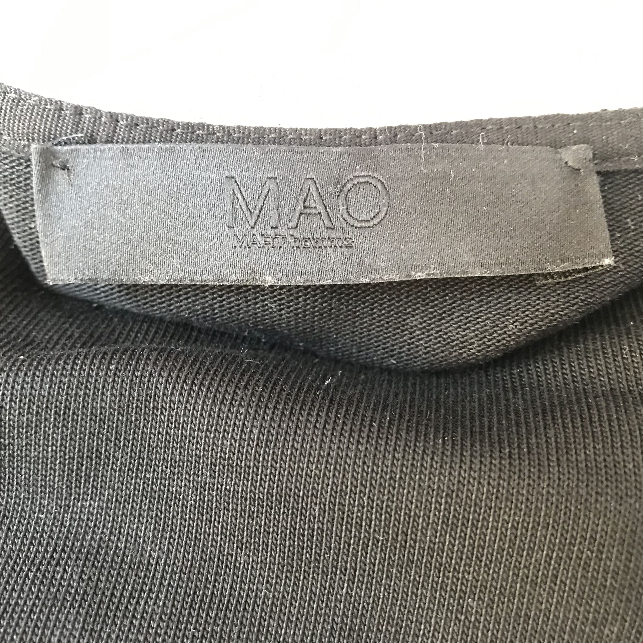 MAO Mart Homme Men's Designer Crop Top Shirt Black Sz M