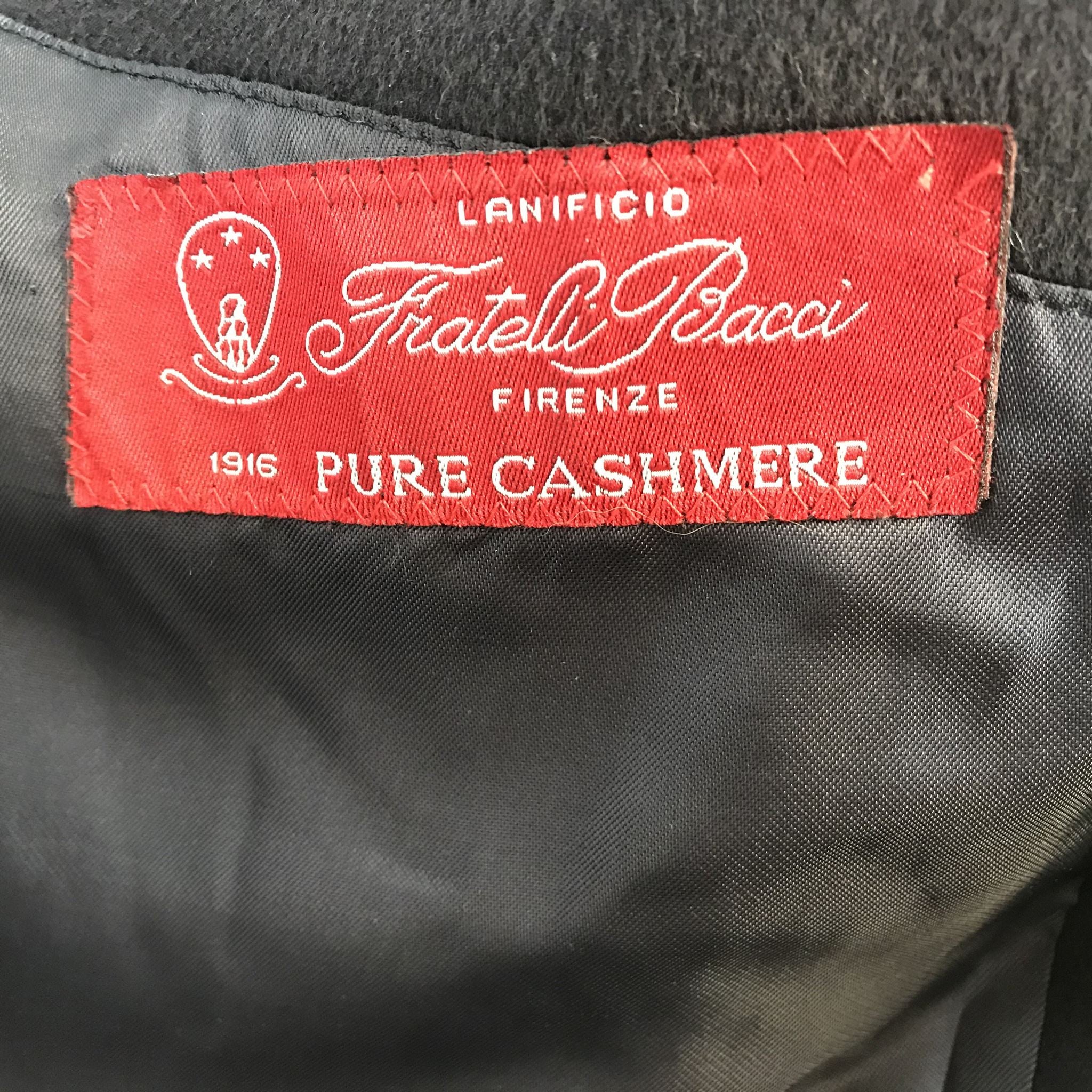 Luciano Di Matino Fratelli Bacci Pure Cashmere Men's Coat - EU Sz 50