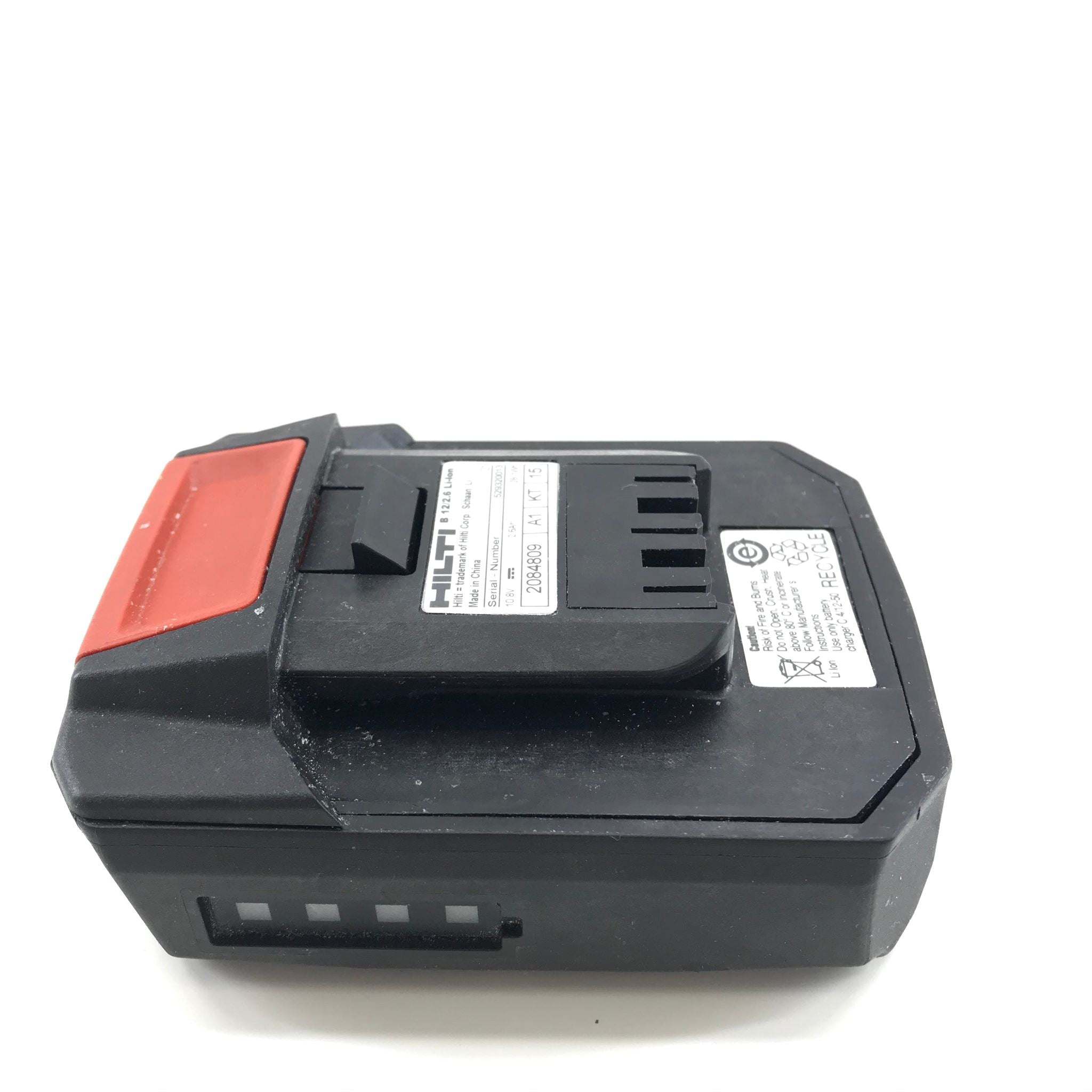 Hilti B 12/2.6 12V 2.6Ah Rechargeable Lithium Ion Battery 28.1 Wh