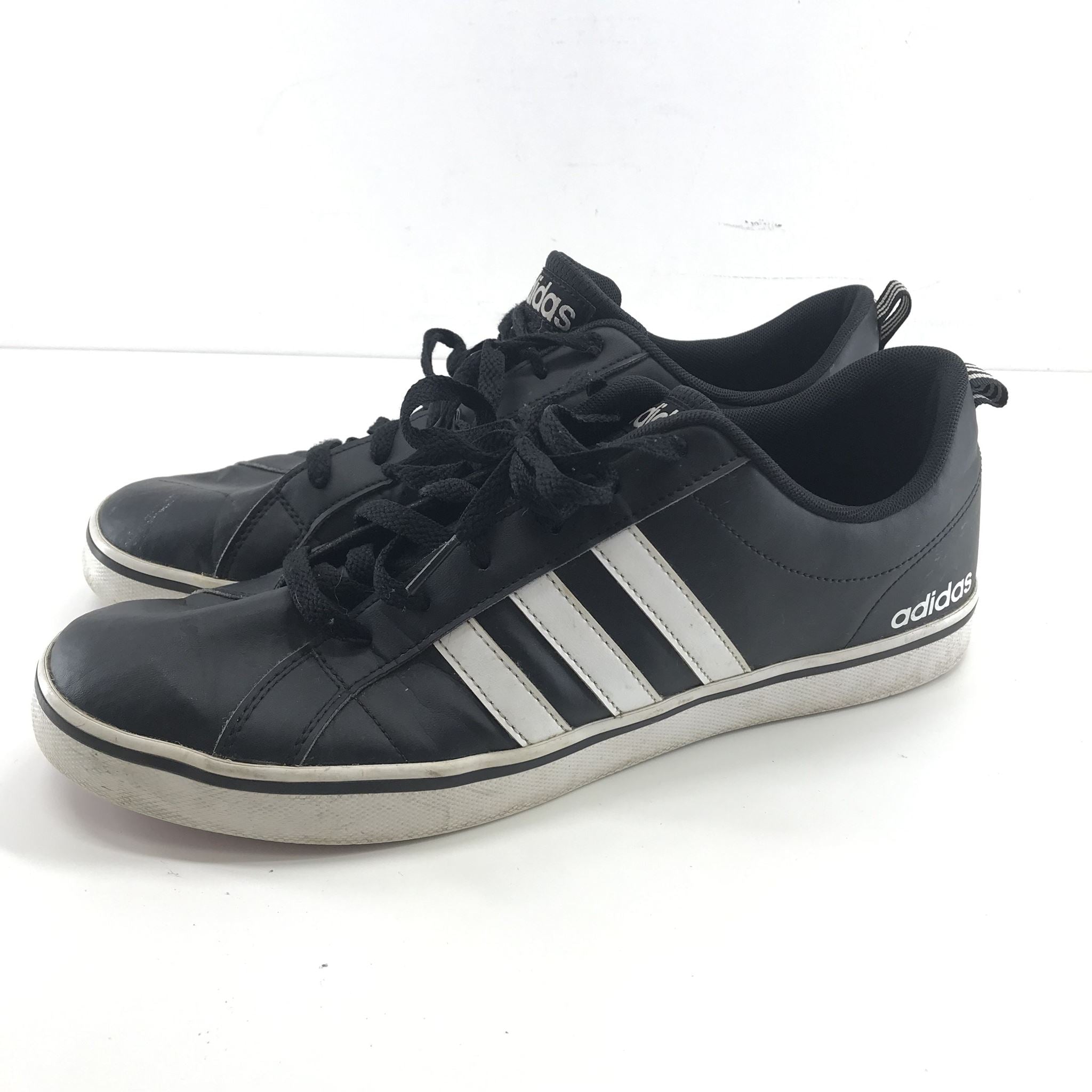 adidas Neo Sneakers VS Pace Black 3 Stripes Men's US Sz 12 B74494