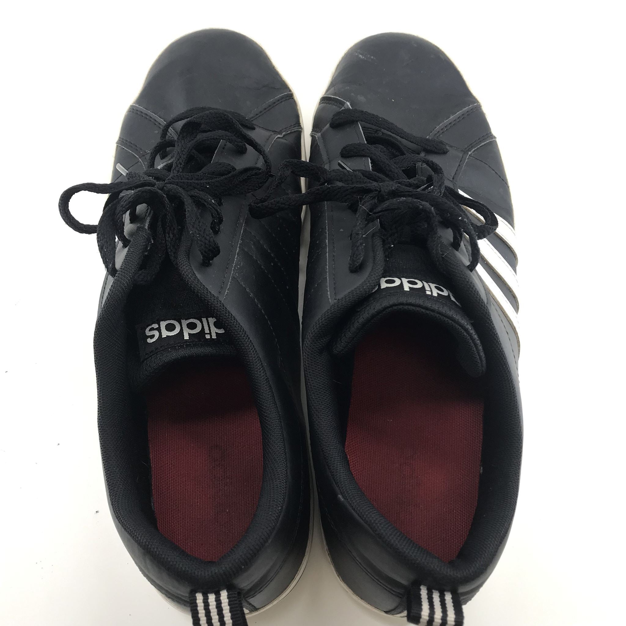 adidas Neo Sneakers VS Pace Black 3 Stripes Men's US Sz 12 B74494