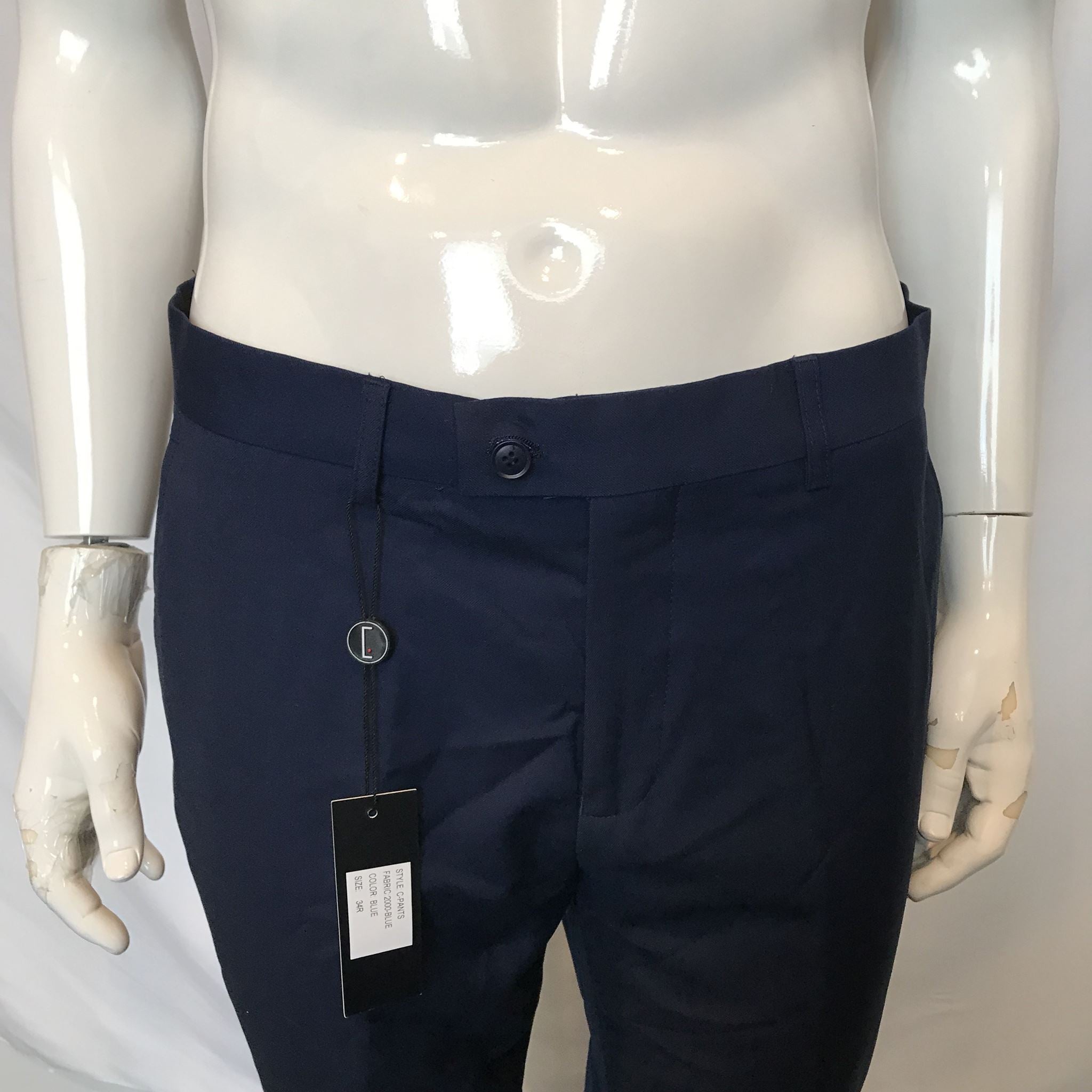 Senso Uomo Lief Horsens Men's 2 Piece Navy Blue Suit 42R Jacket and 34R Pants