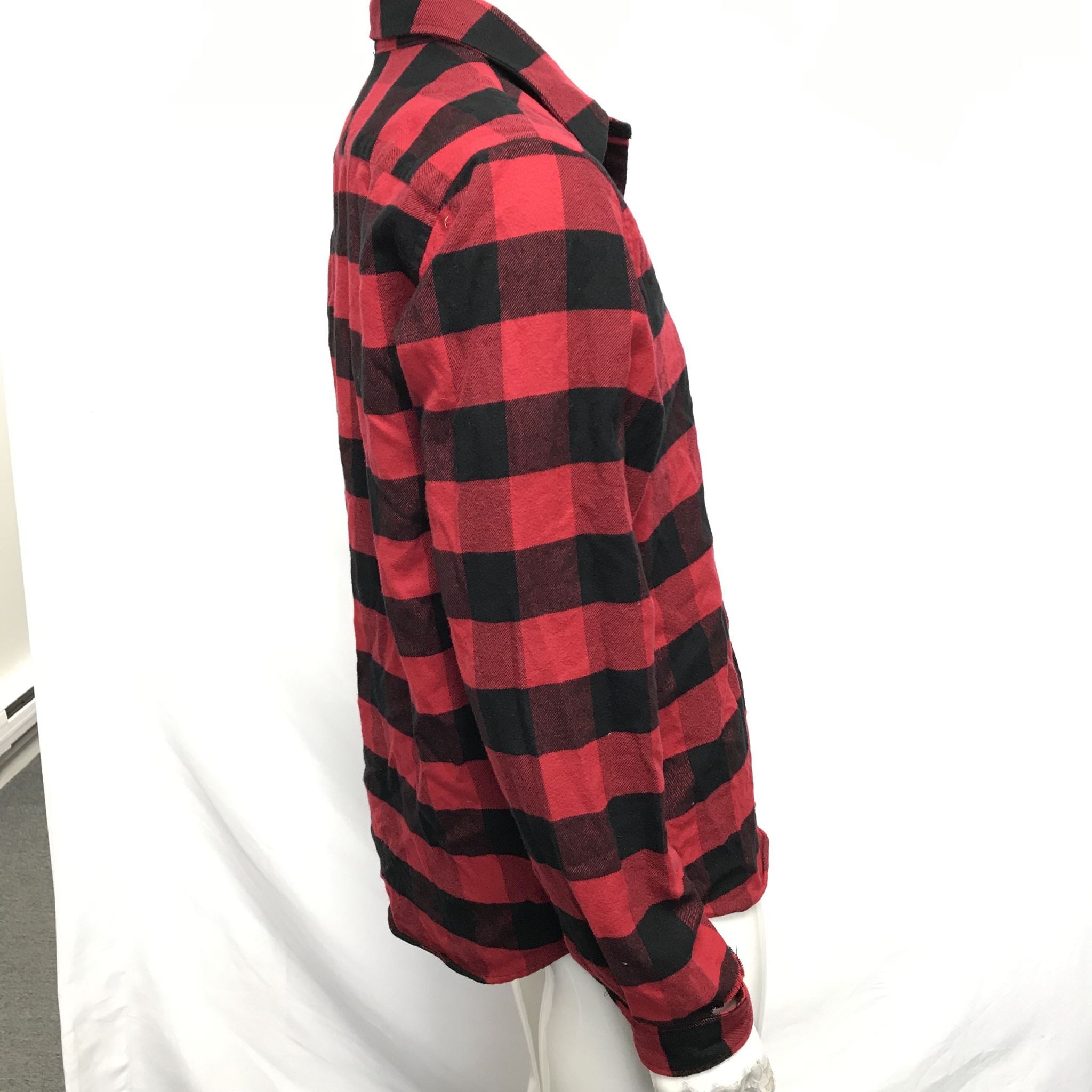 OVO October's Very Own Checkered Flannel Shirt Sz L READ