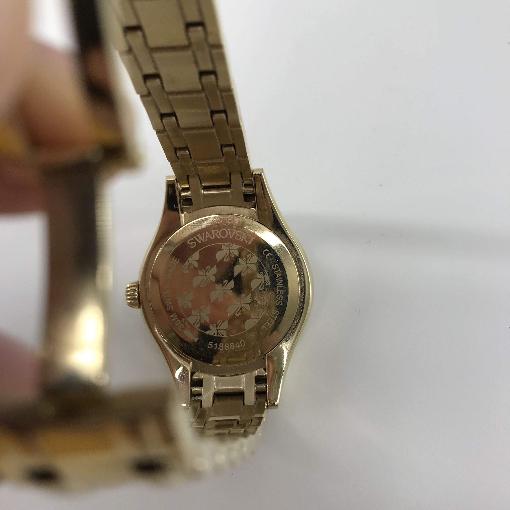 Swarovski Women's Alegria Stainless Steel Quartz Watch Gold Tone 5188840