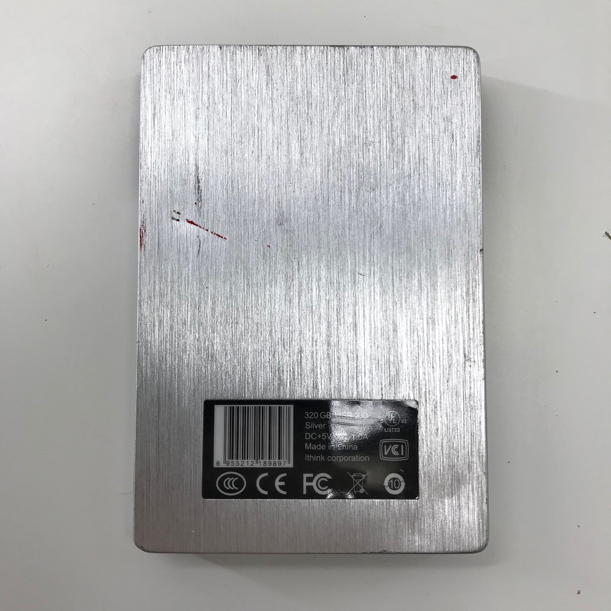 iTHINK 320GB Portable Hard Drive - Silver