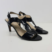 Michael Kors Women's Patent Leather T-Strap Sandal Heels Sz 9