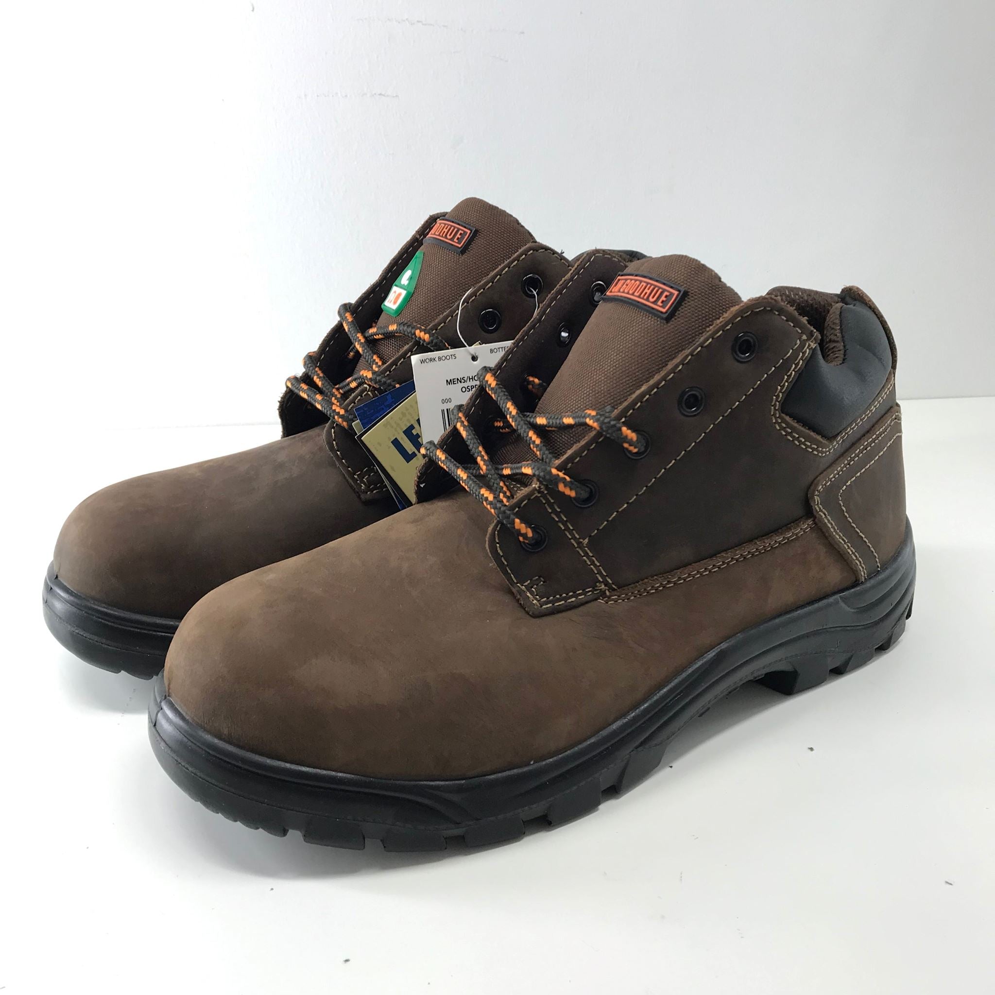 J. B. Goodhue Brown Leather Work Boots Osprey Men's US Sz 12