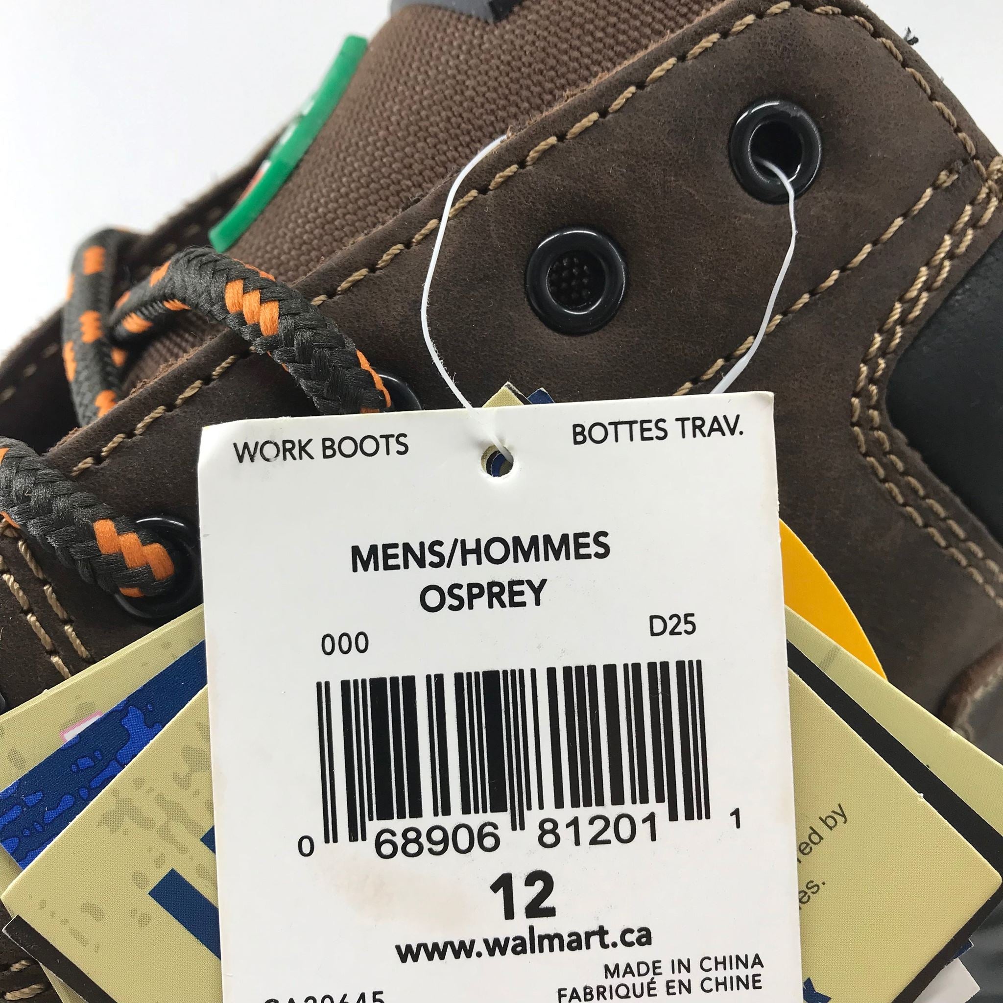 J. B. Goodhue Brown Leather Work Boots Osprey Men's US Sz 12