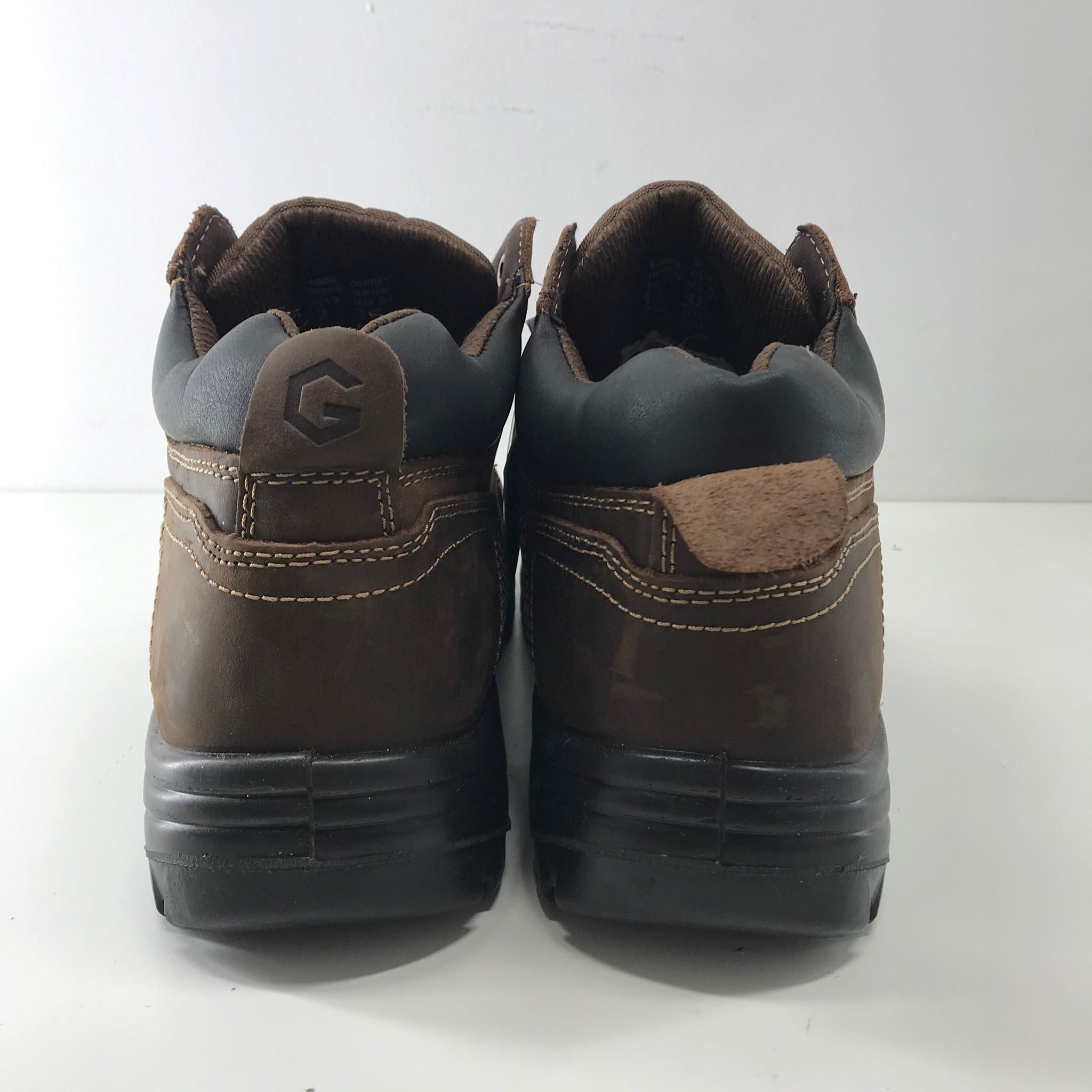 J. B. Goodhue Brown Leather Work Boots Osprey Men's US Sz 12