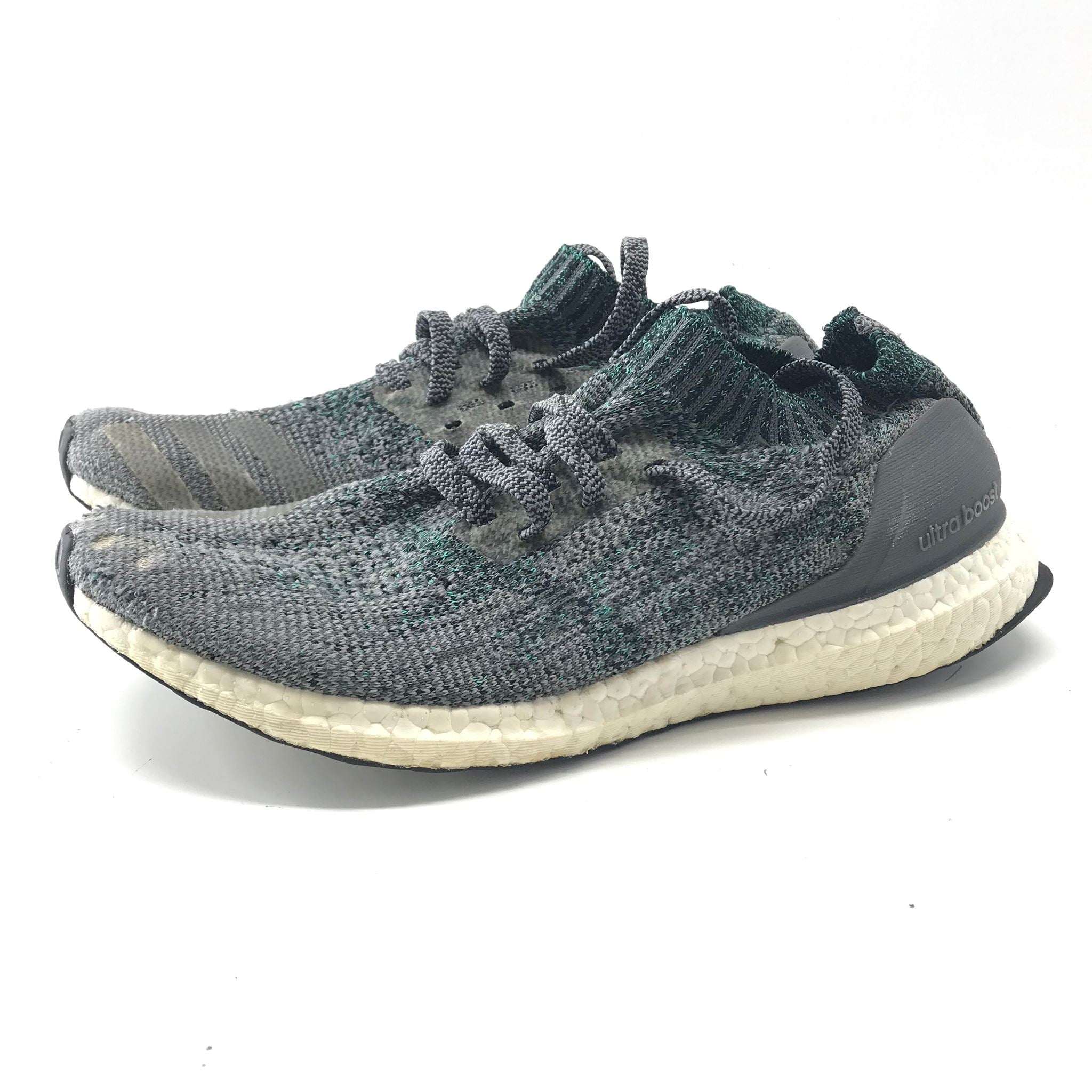 Adidas UltraBoost Uncaged Gray Green Sneakers Men's Size 8.5