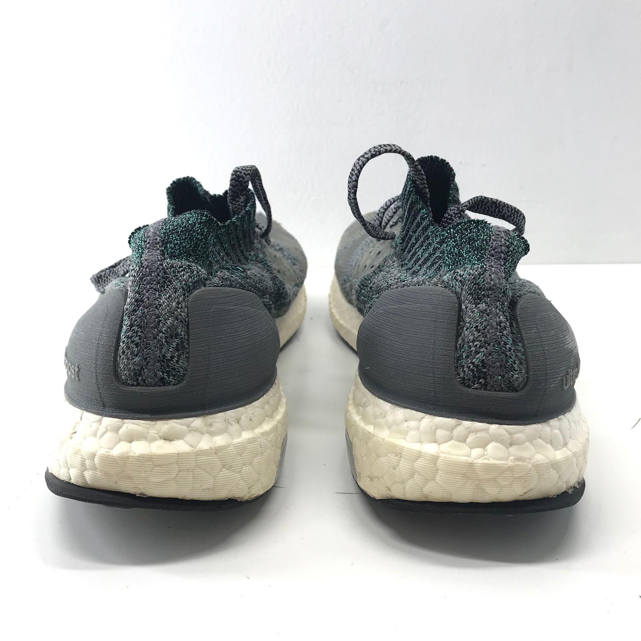 Adidas UltraBoost Uncaged Gray Green Sneakers Men's Size 8.5