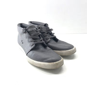 Lacoste Men's Asparta Sneakers US Size 9.5 Gray Faux Leather