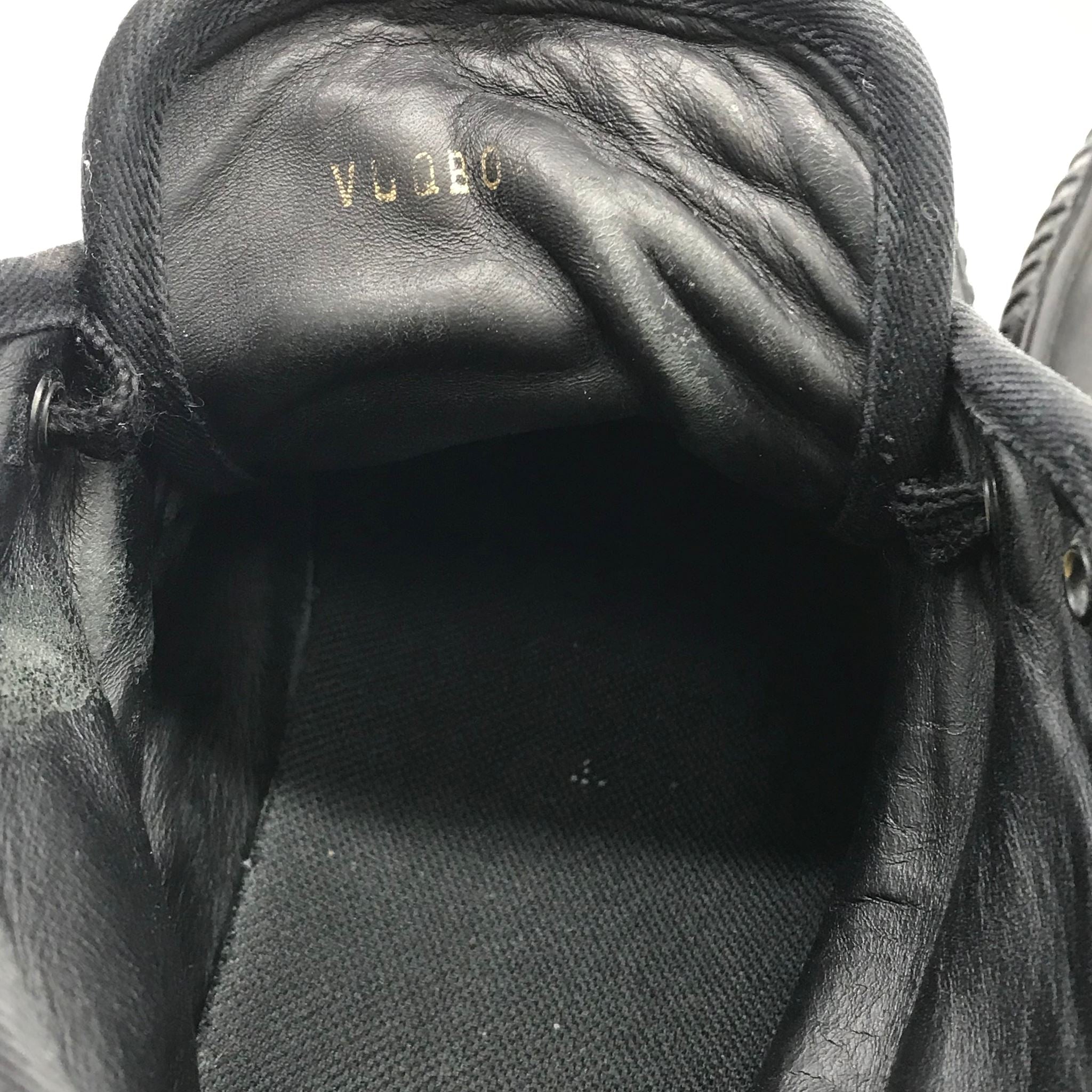 Valentino Garavani Men's VLTN High-Top Leather Sneakers Black Sz 10