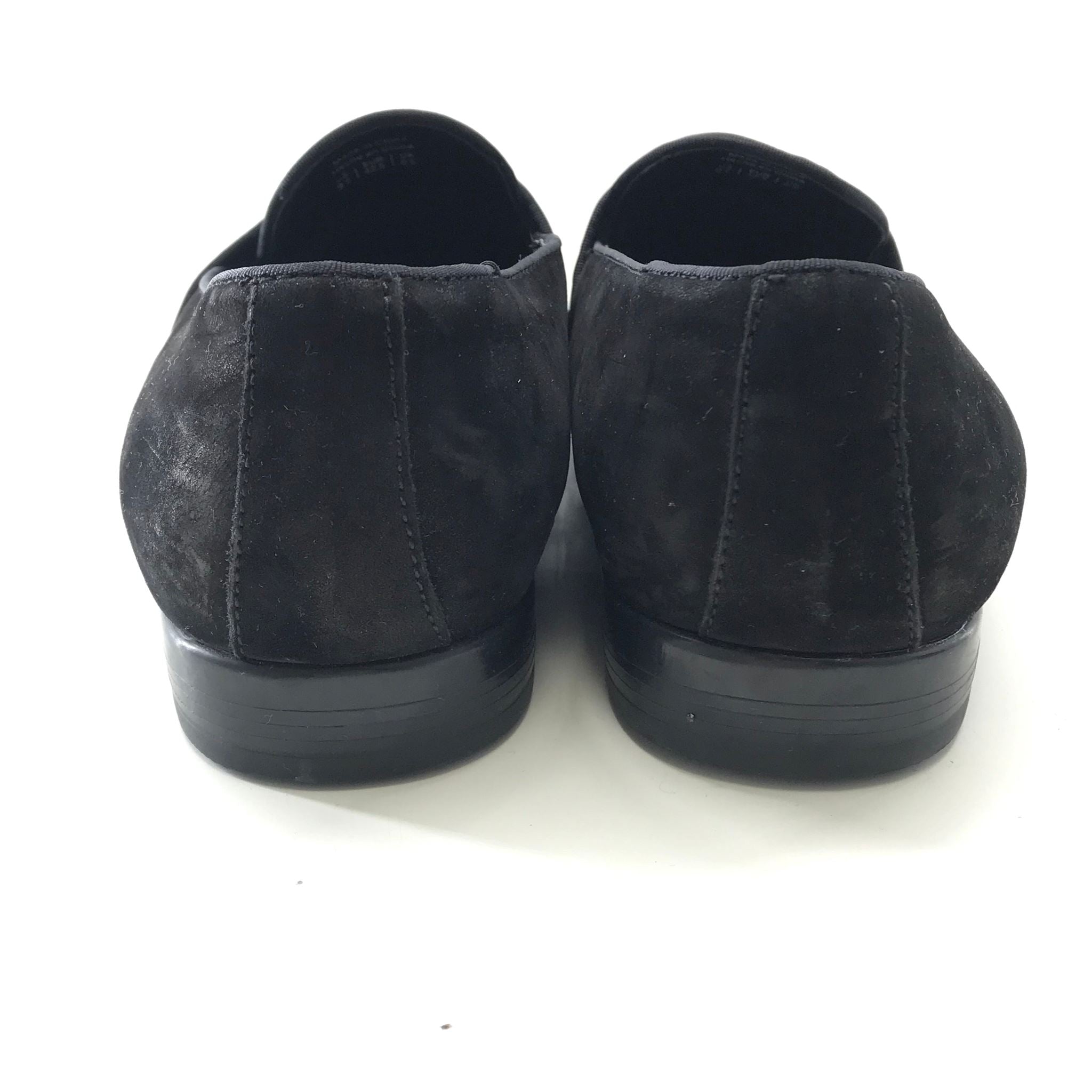 Aldo Asaria Black Leather Suede Men's Loafers US Size 9.5 - Black