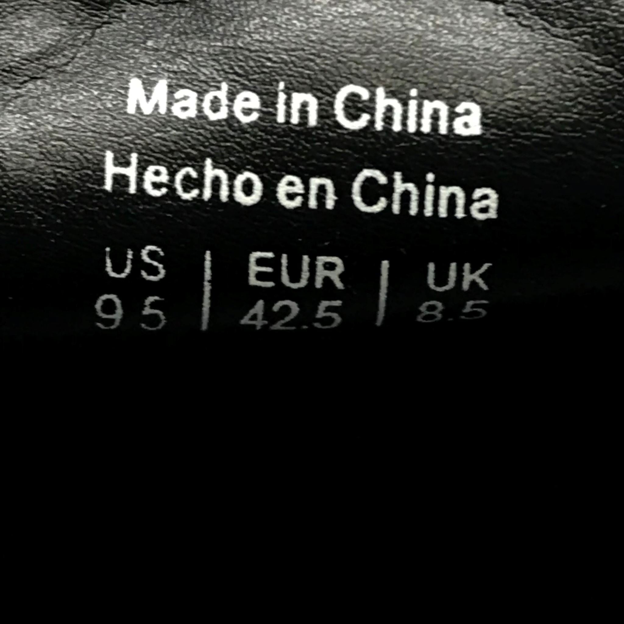 Aldo Asaria Black Leather Suede Men's Loafers US Size 9.5 - Black