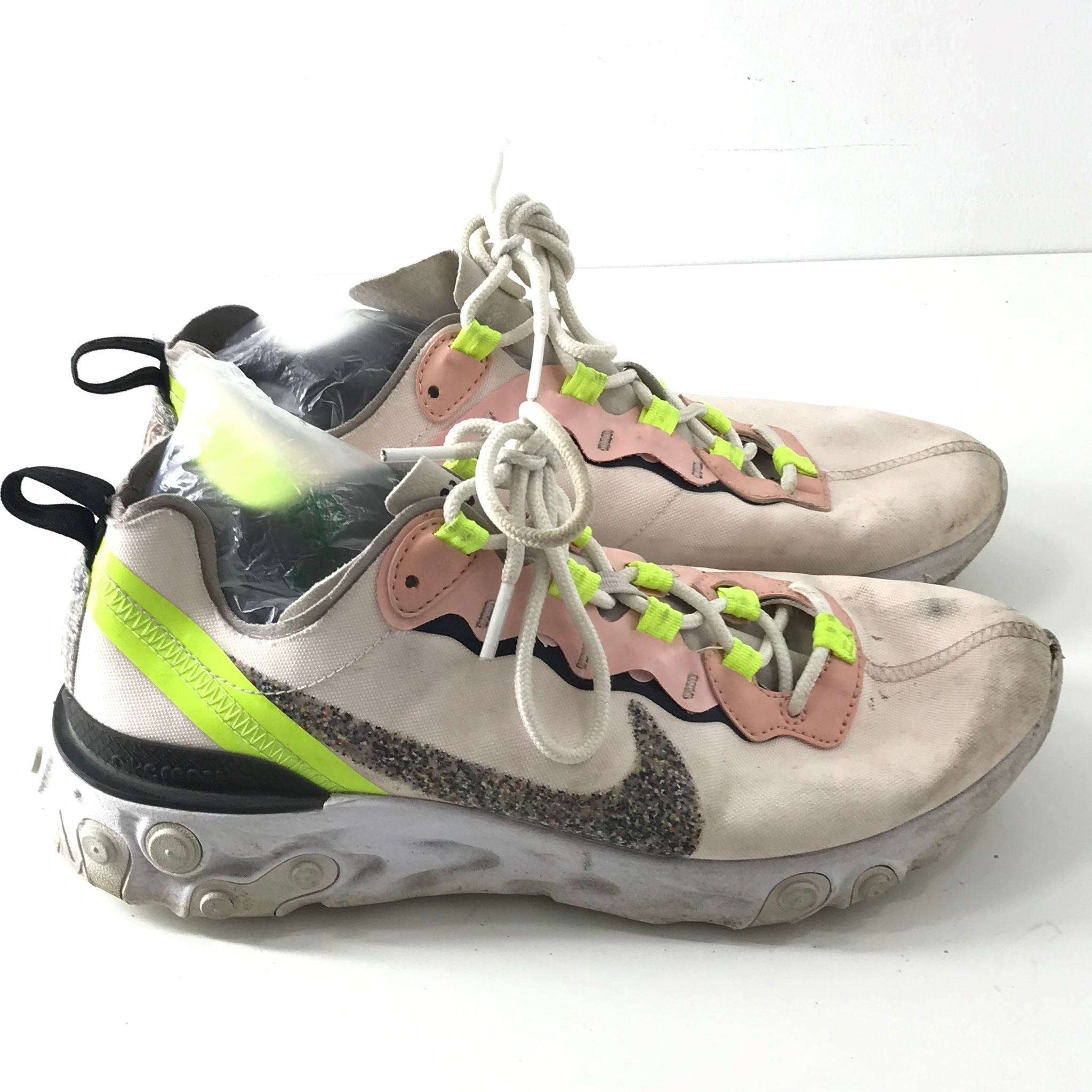 Nike React Element 55 Premium Sneakers Women's US Sz 8.5 CD6964-600 Soft Pink