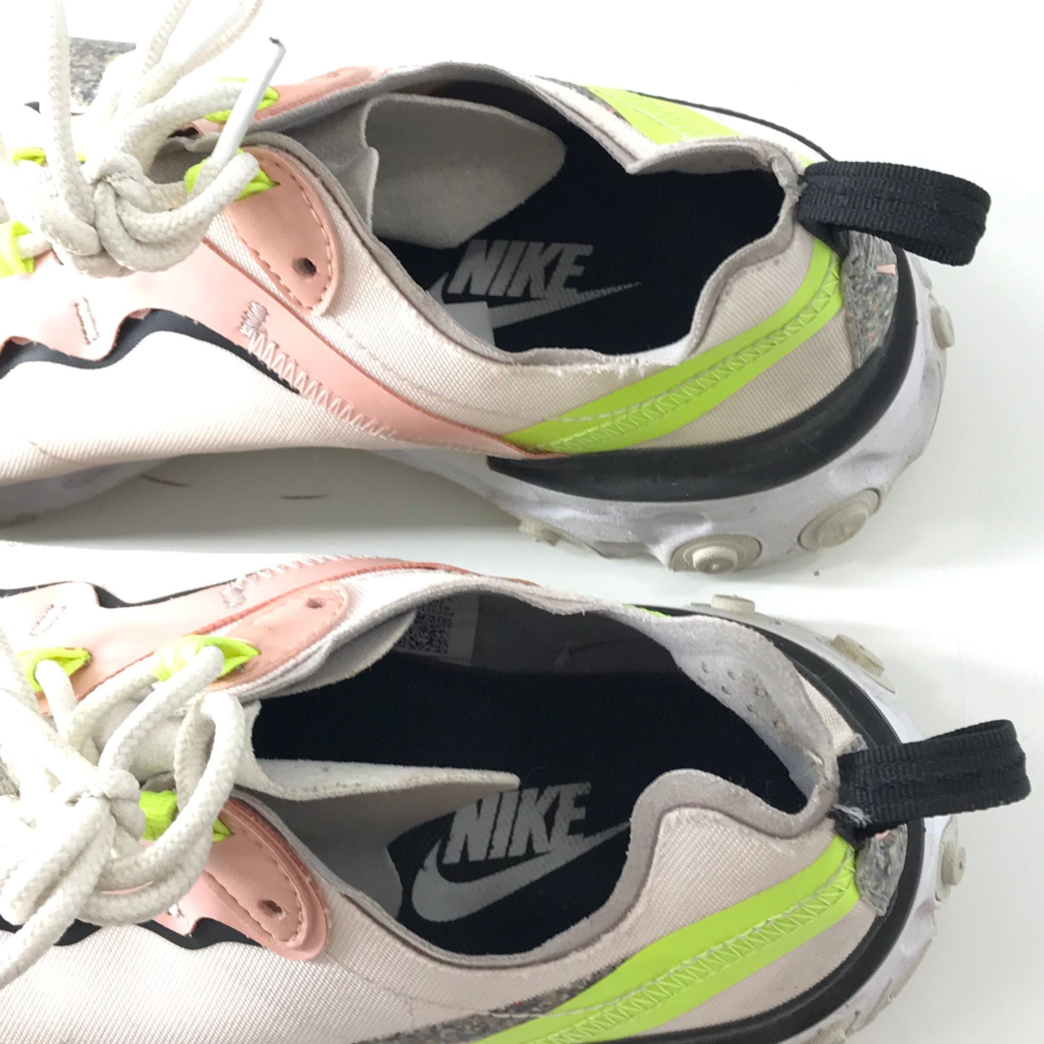 Nike React Element 55 Premium Sneakers Women's US Sz 8.5 CD6964-600 Soft Pink