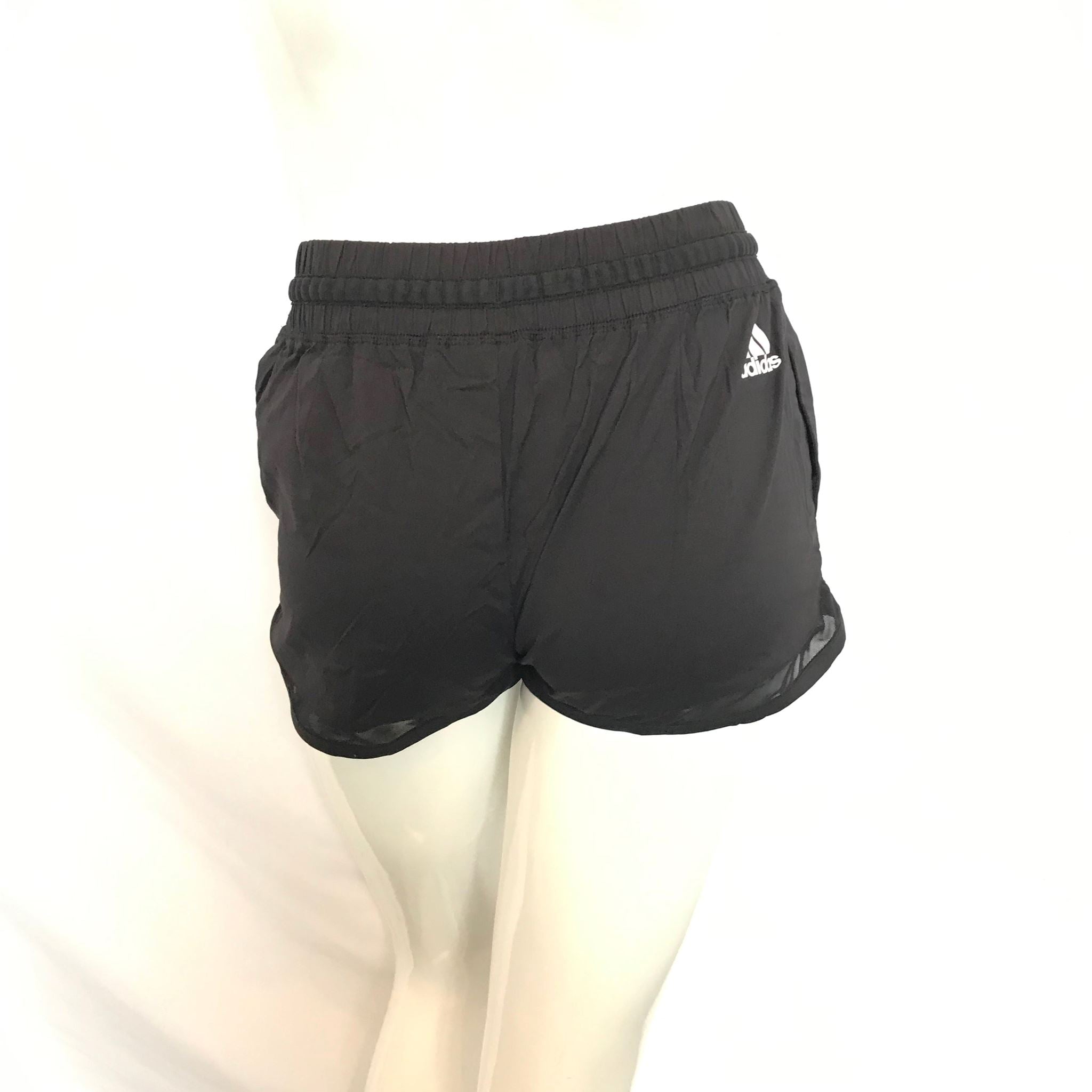 Adidas Gameday Women's Shorts with Mesh Strip Sz XS 24" Waist