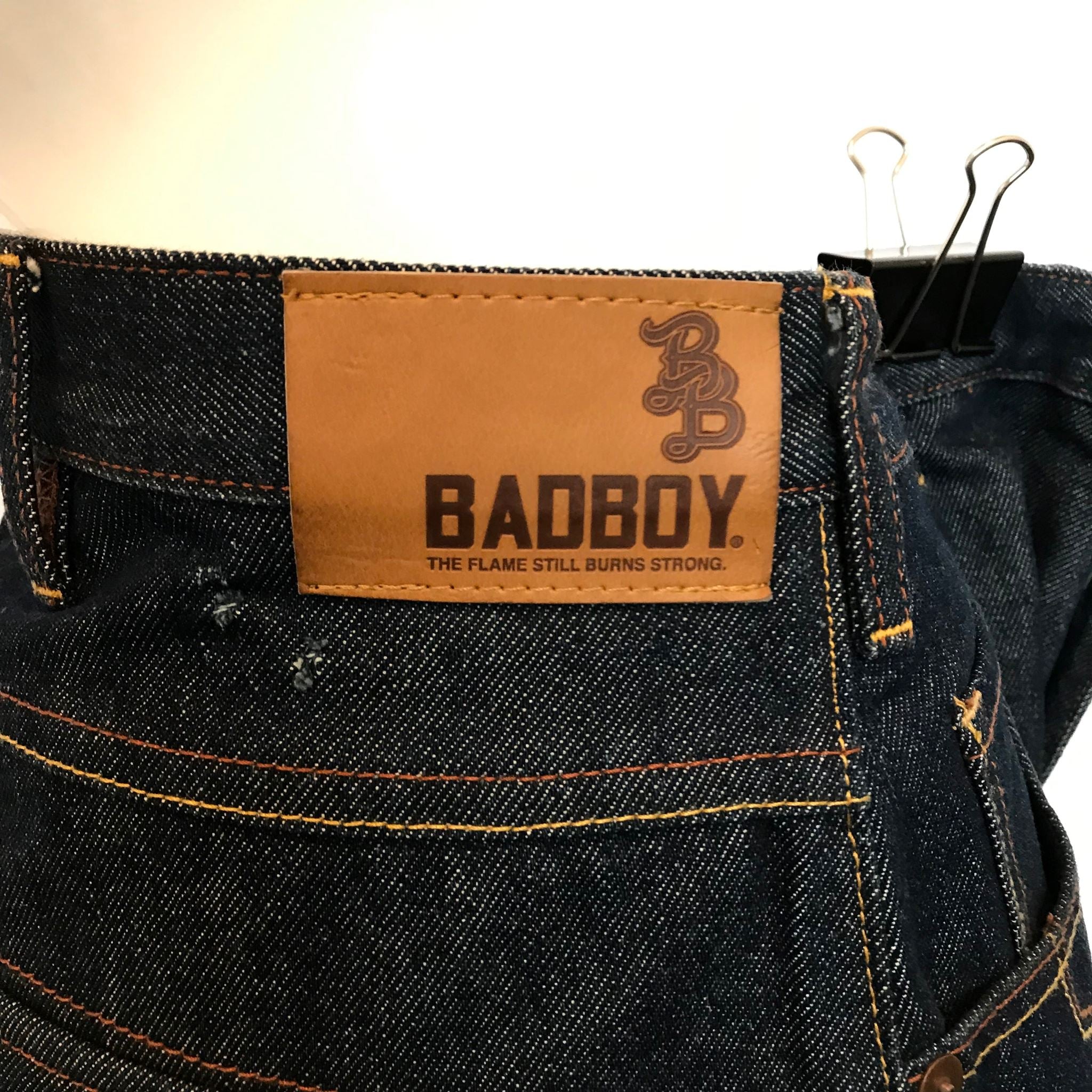 Badboy Men's Dark Wash Denim Straight Leg Jeans Sz 38