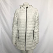 Mountain Ridge Women's Soft Lightweight Puffer Jacket White Sz M