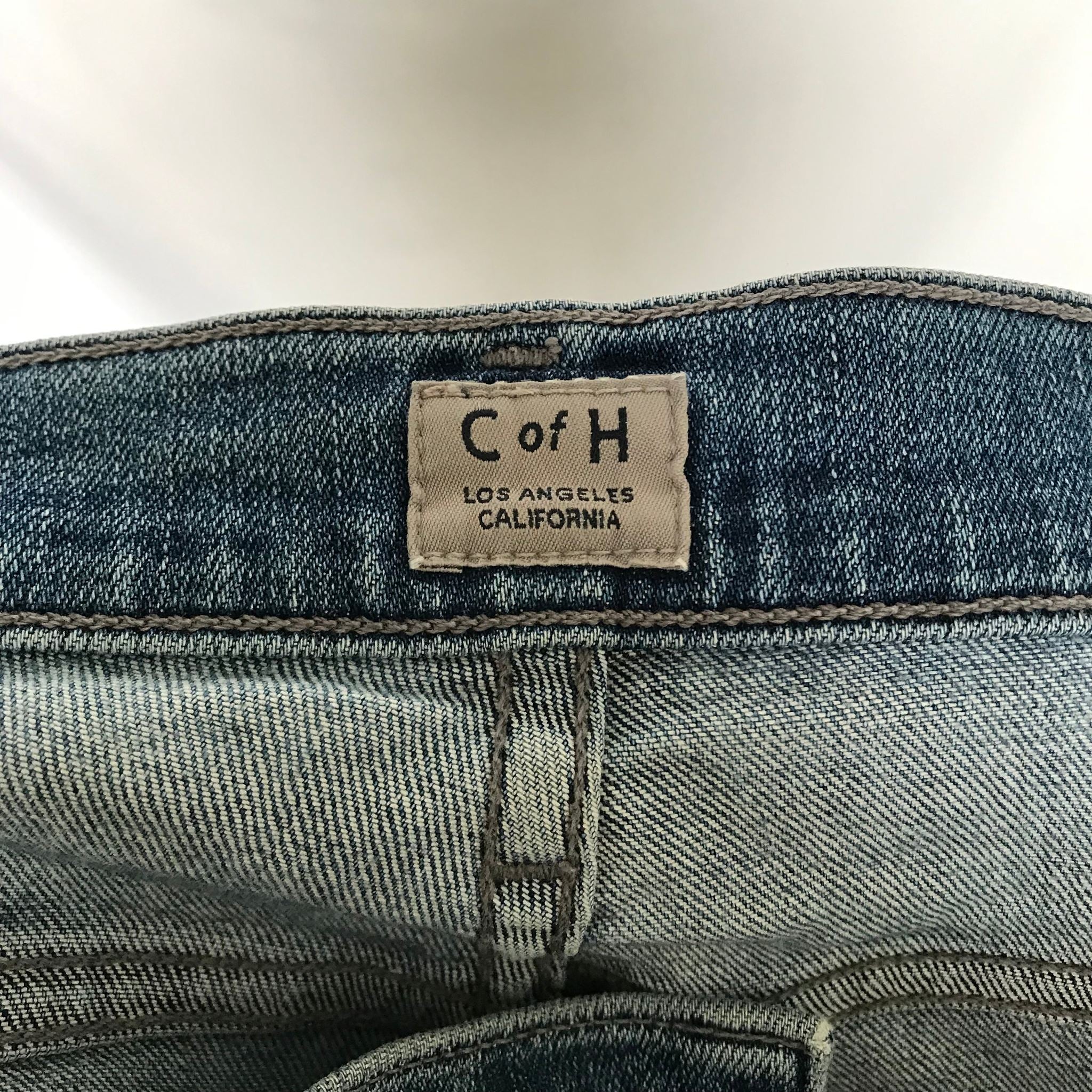 Citizens of Humanity Women's Light Wash Distressed and Ripped Skinny Jeans Sz 26
