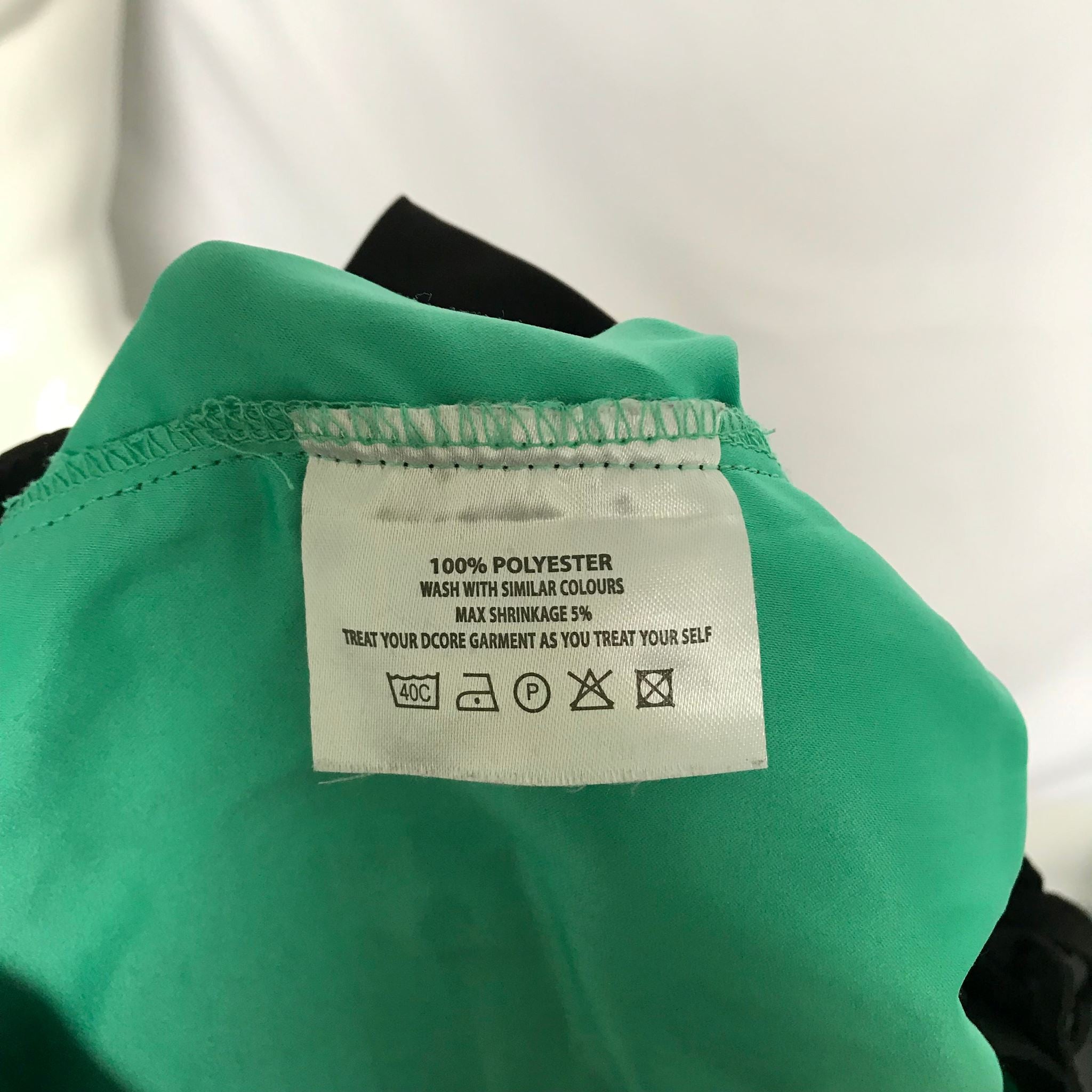 Dcore Men's Polyester Bright Aqua Water Shorts Sz XL