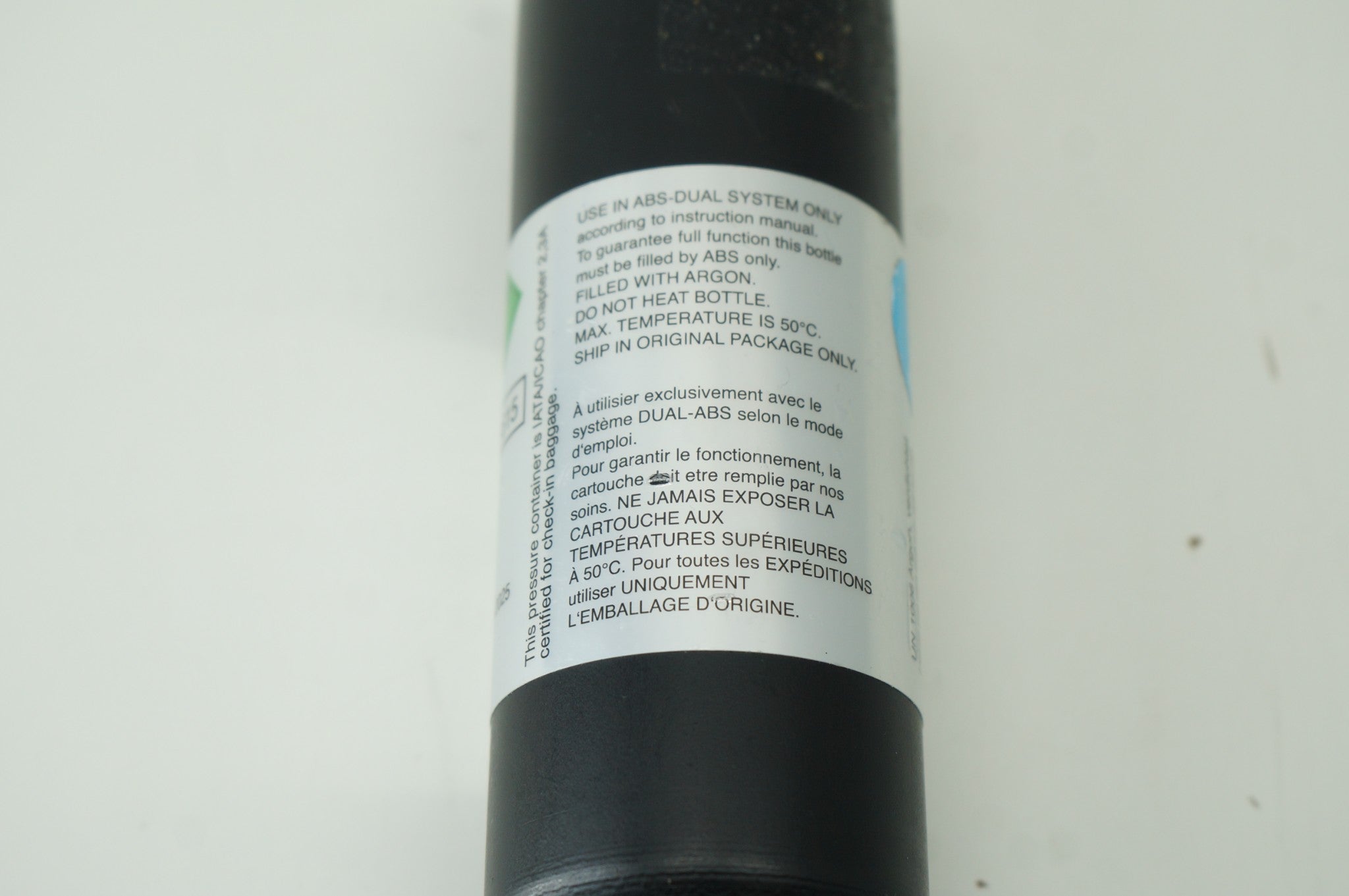 ABS Avalanche Airbag Refill Cannister 516g Argon CO2 Gas Inflator