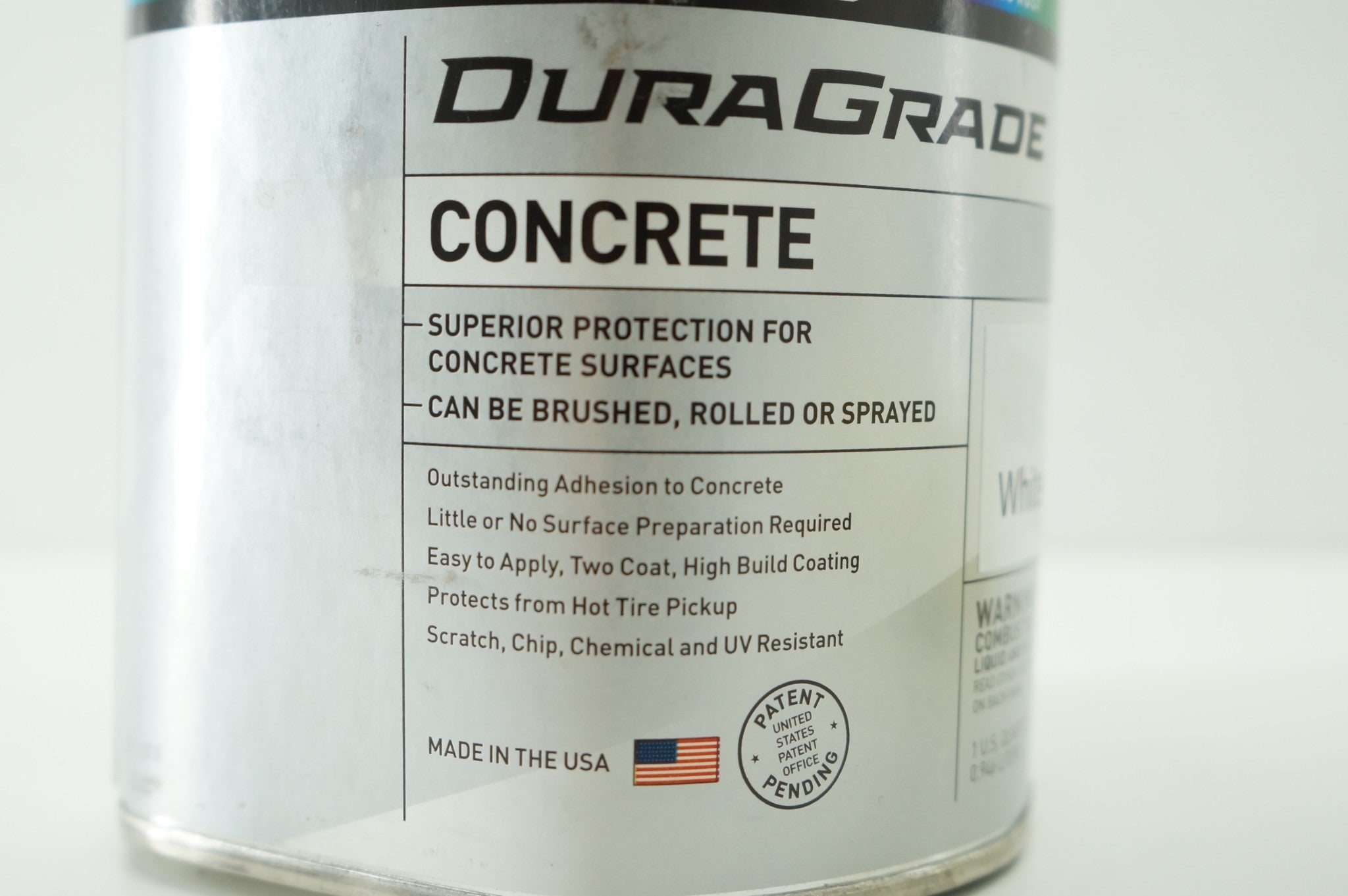 Rust Bullet DuraGrade Concrete High-Performance Easy Apply Coating White 1 Quart