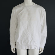 Levi's White On White Print Pullover Men's Crew Sweater Sz XXL