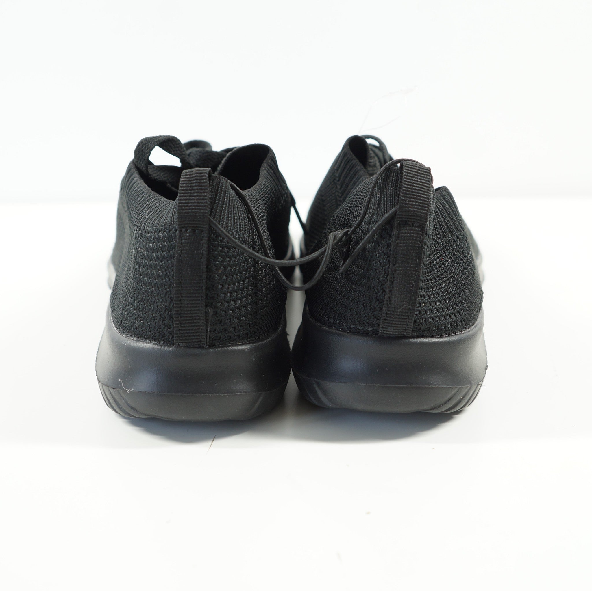 Plush Memory Foam Slip-on Black Shoes Sneakers Women's Sz 9