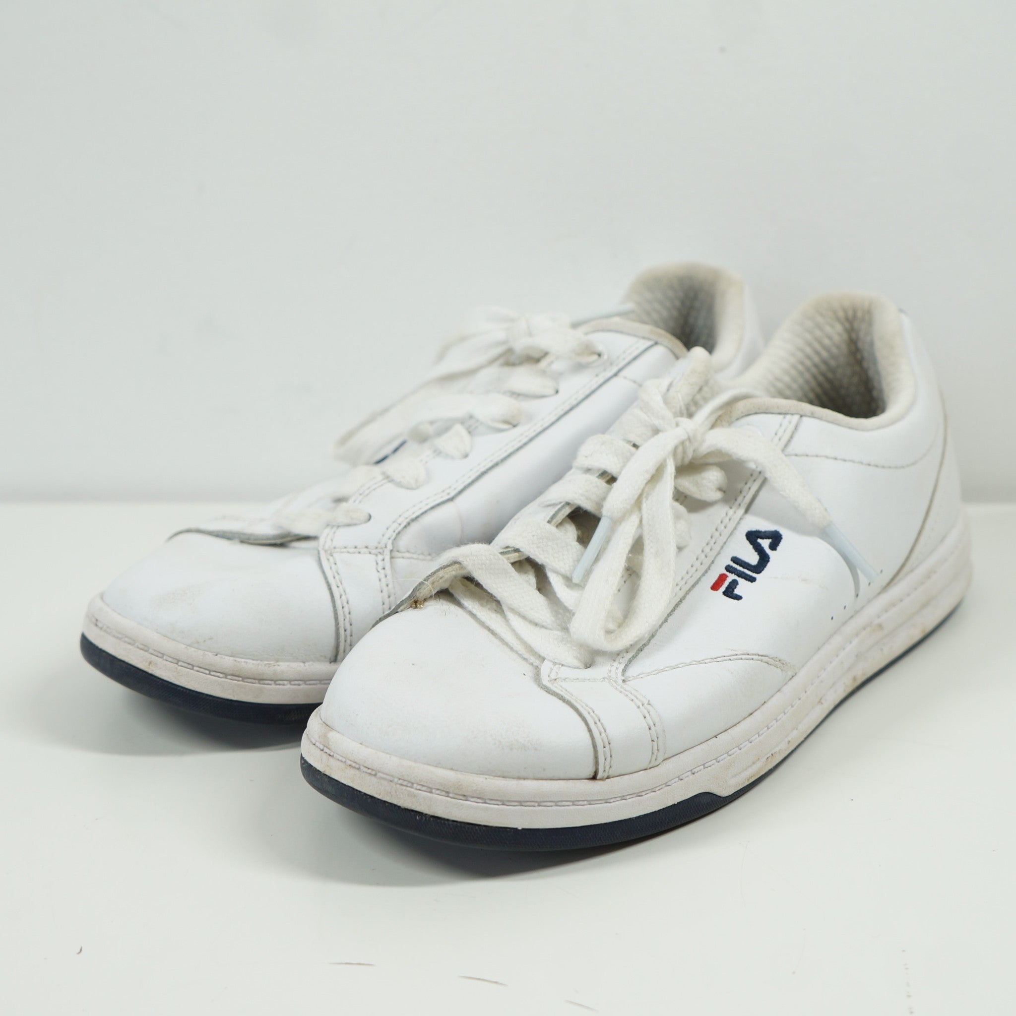 Fila Reunion Court Women's Sneakers Shoes White/Blue/Red US Sz 6.5 1295933